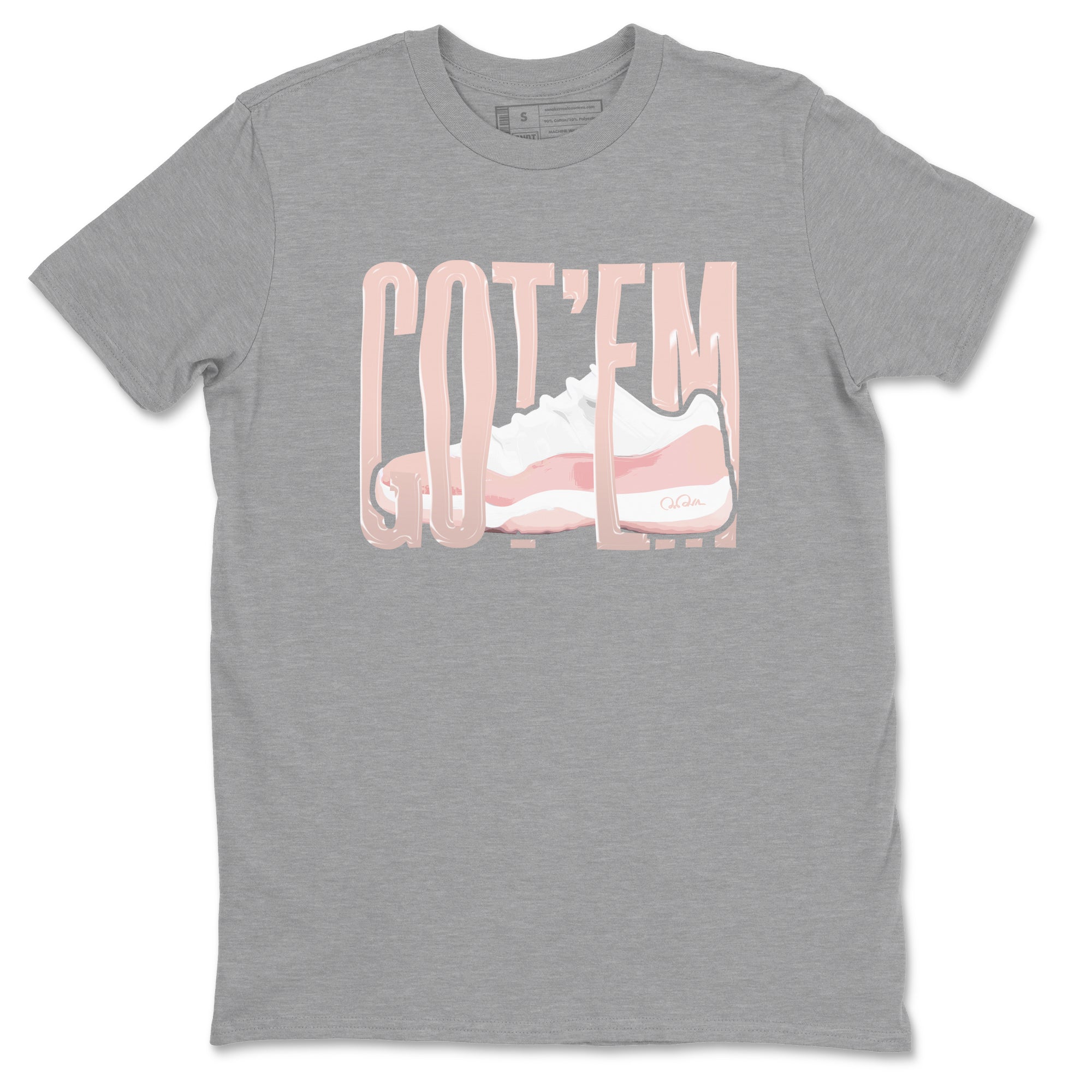 Wiggling Gotem snkmatch Tees - Air Jordan 11 Legend Pink