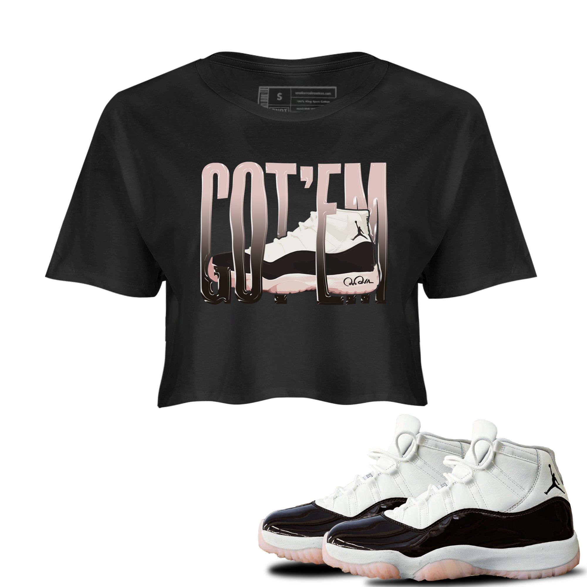 Wiggling Gotem snkmatch Women's Top - Air Jordan 11 Neapolitan