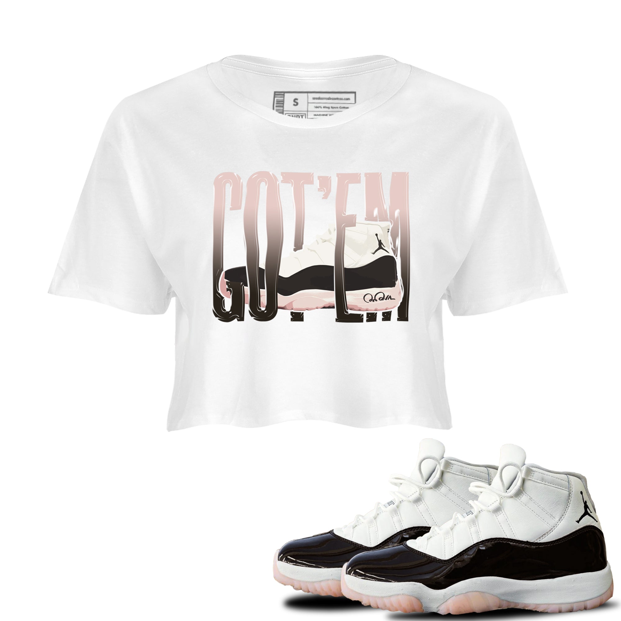 Wiggling Gotem snkmatch Women's Top - Air Jordan 11 Neapolitan