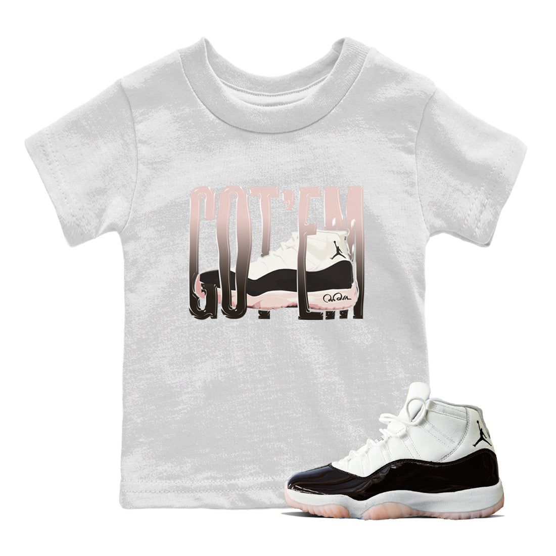 Wiggling Gotem snkmatch Tee Kids - Air Jordan 11 Neapolitan