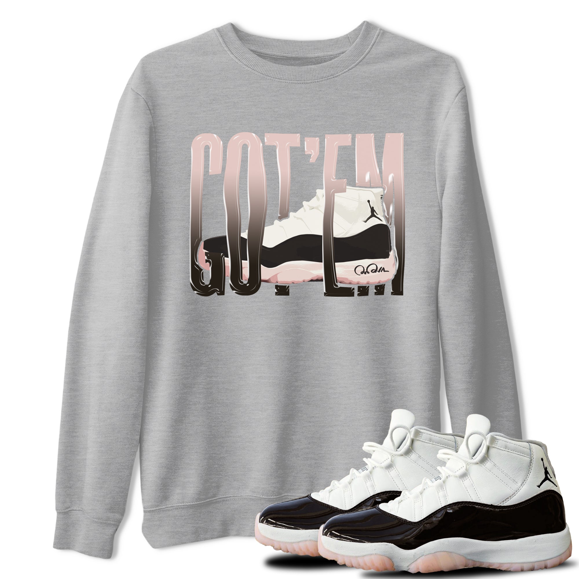 Wiggling Gotem snkmatch Tee - Air Jordan 11 Neapolitan