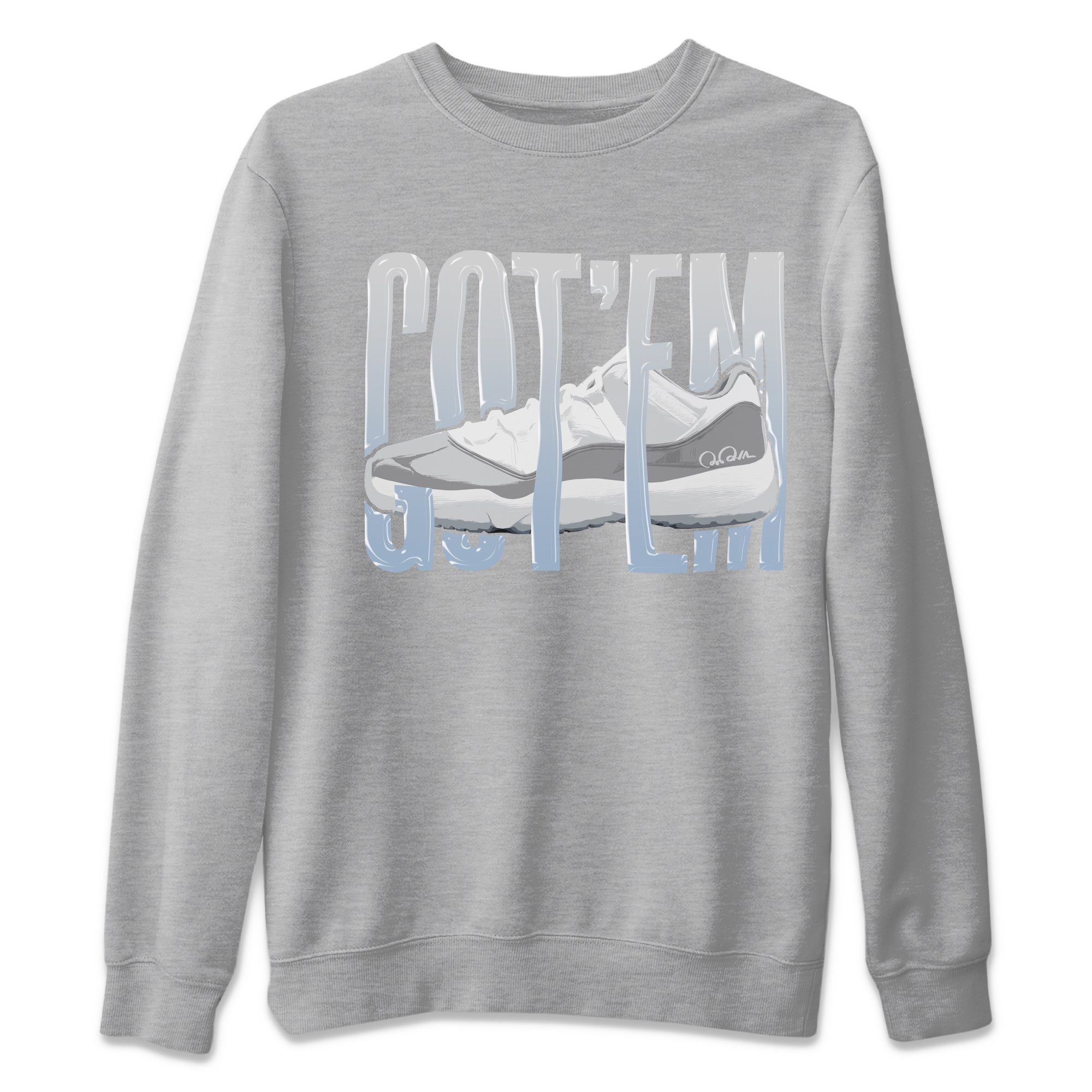 Wiggling Gotem Unisex Tops - Air Jordan 11 White Cement