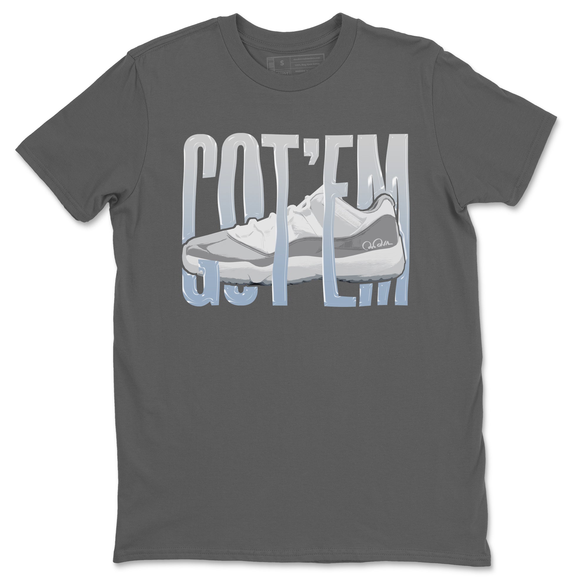 Wiggling Gotem Unisex Tops - Air Jordan 11 White Cement