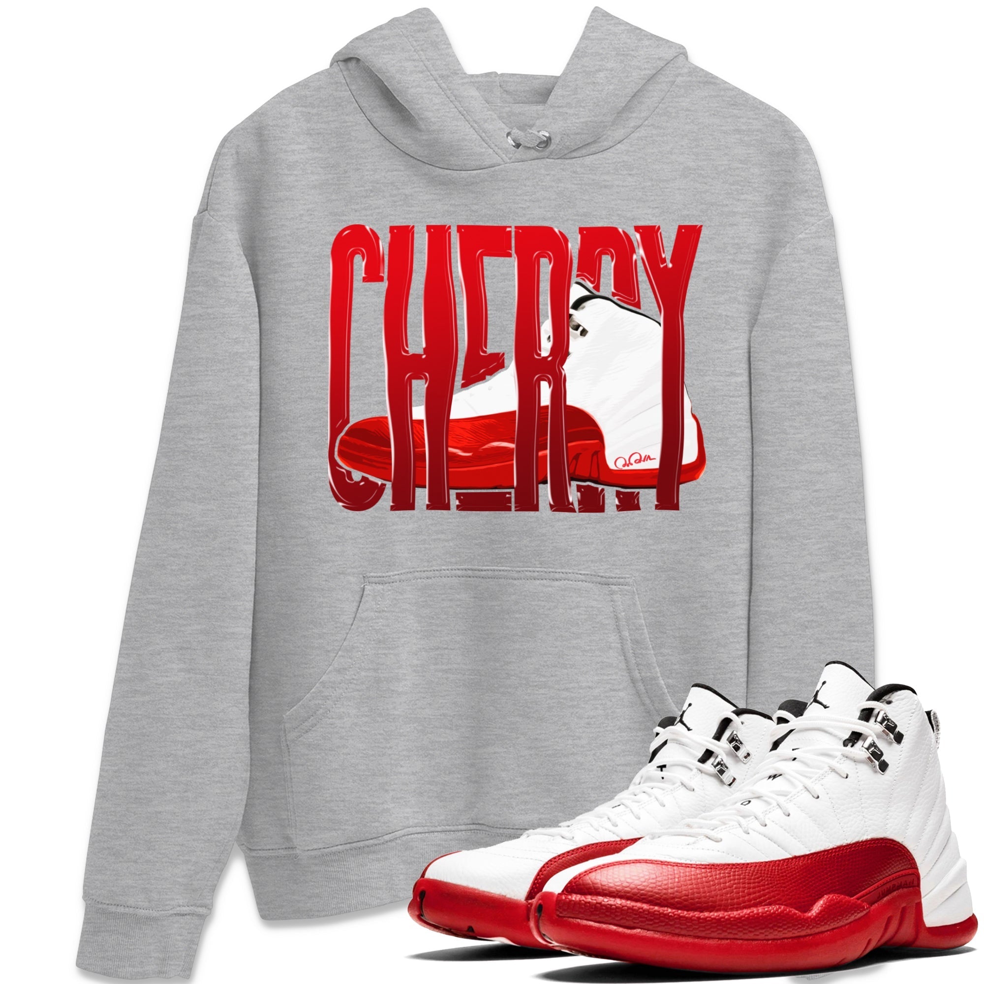 Wiggling Gotem Unisex Tops - Air Jordan 12 Cherry