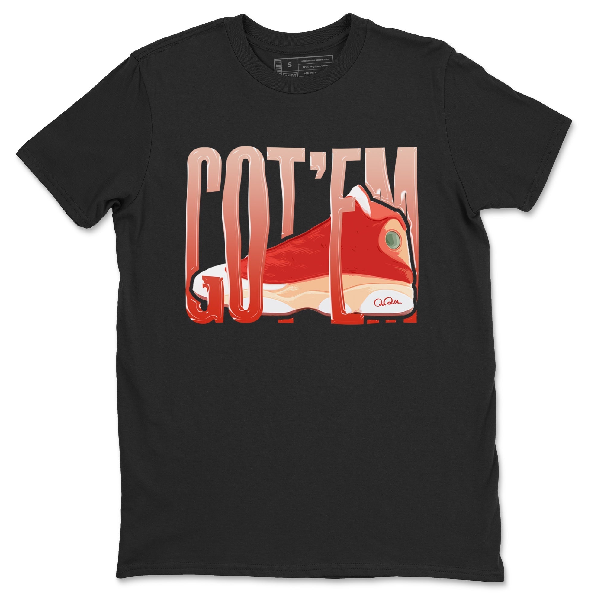 Wiggling Gotem snkmatch Tees - Air Jordan 13 Dune Red
