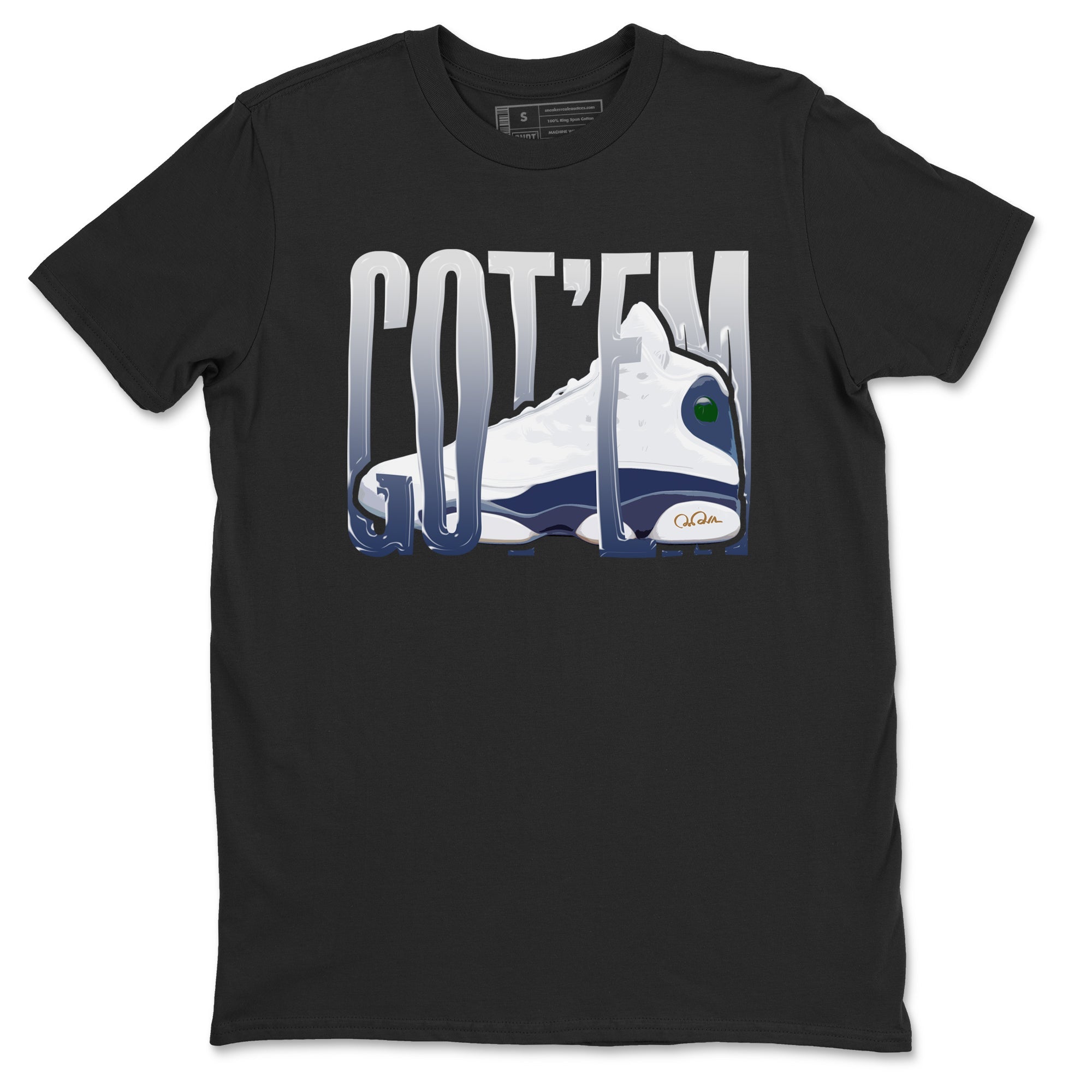 Wiggling Gotem snkmatch Tees - Air Jordan 13 Midnight Navy