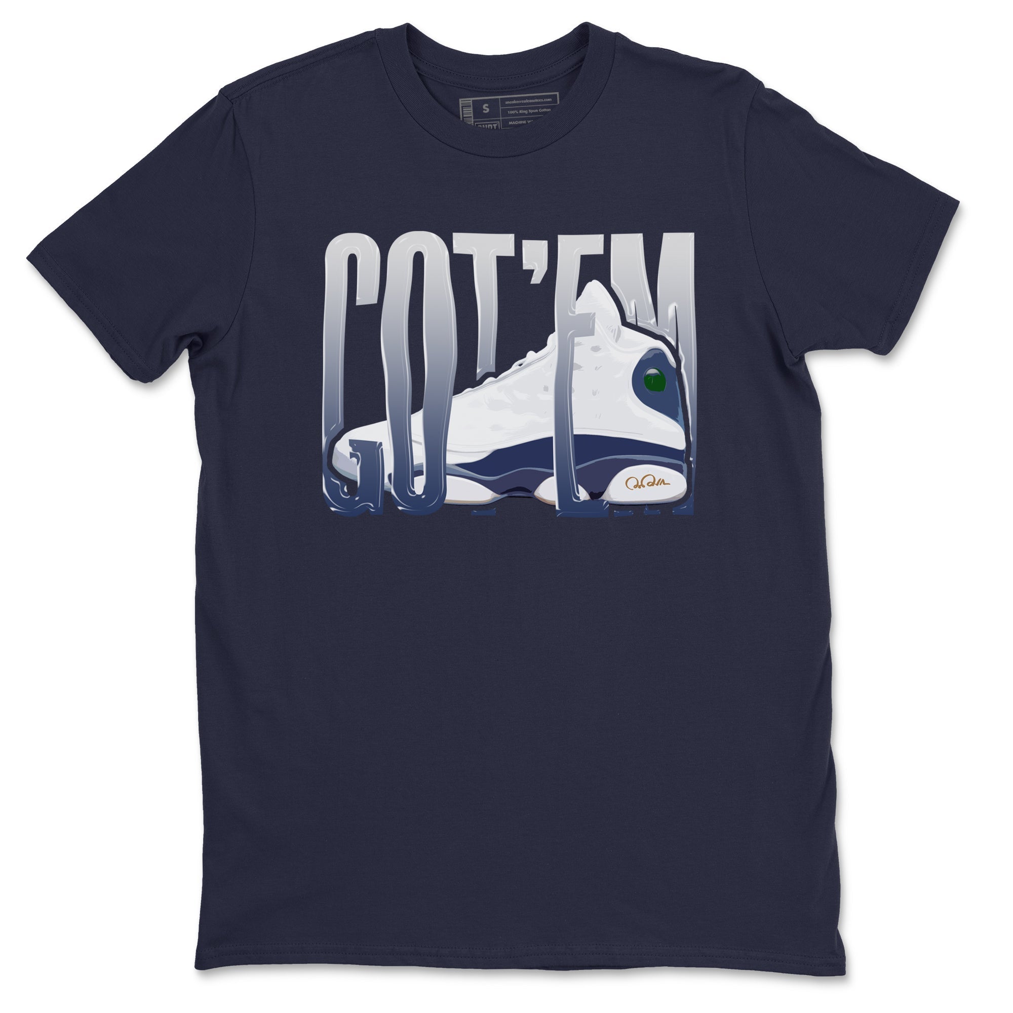 Wiggling Gotem snkmatch Tees - Air Jordan 13 Midnight Navy