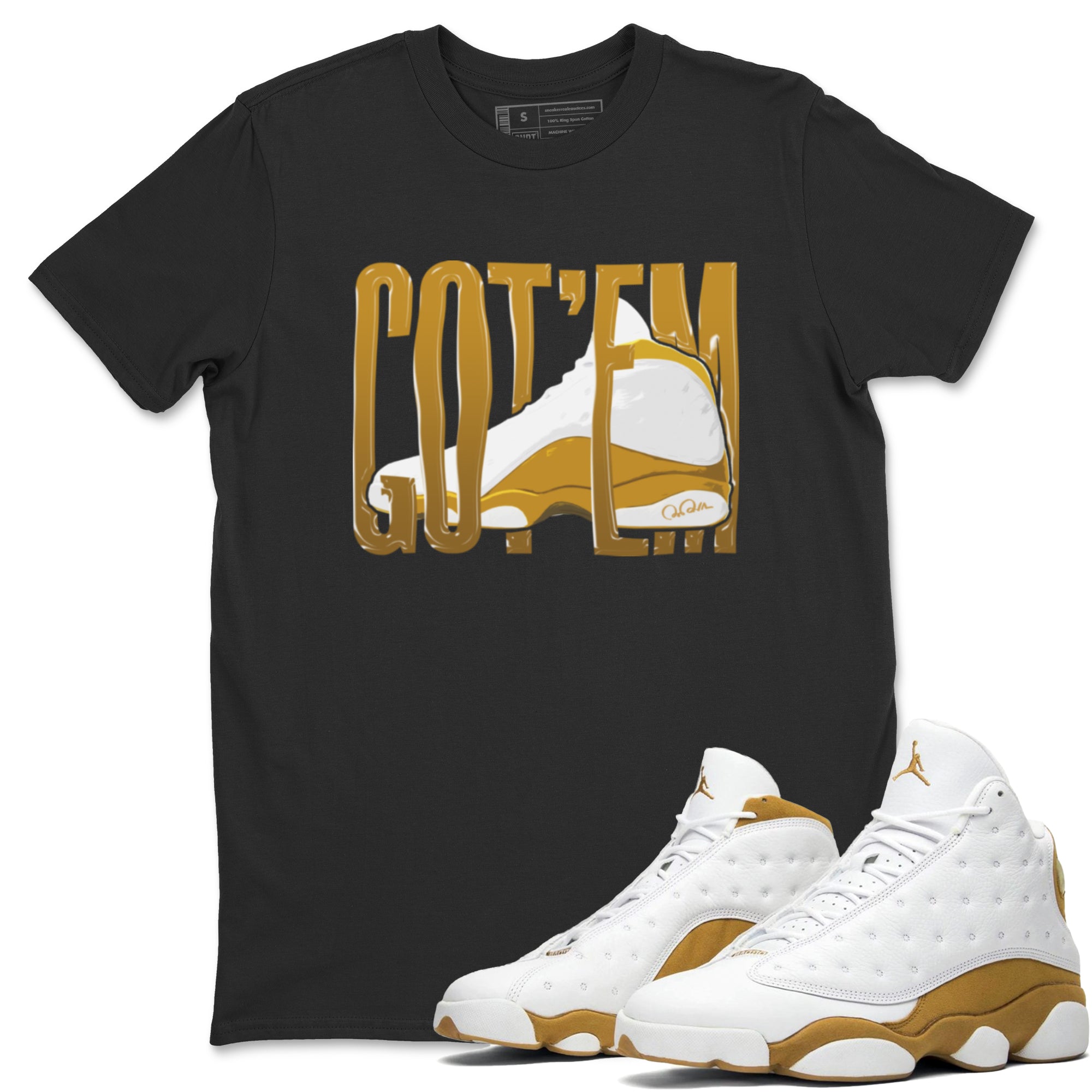 Wiggling Gotem Unisex Tops - Air Jordan 13 Wheat