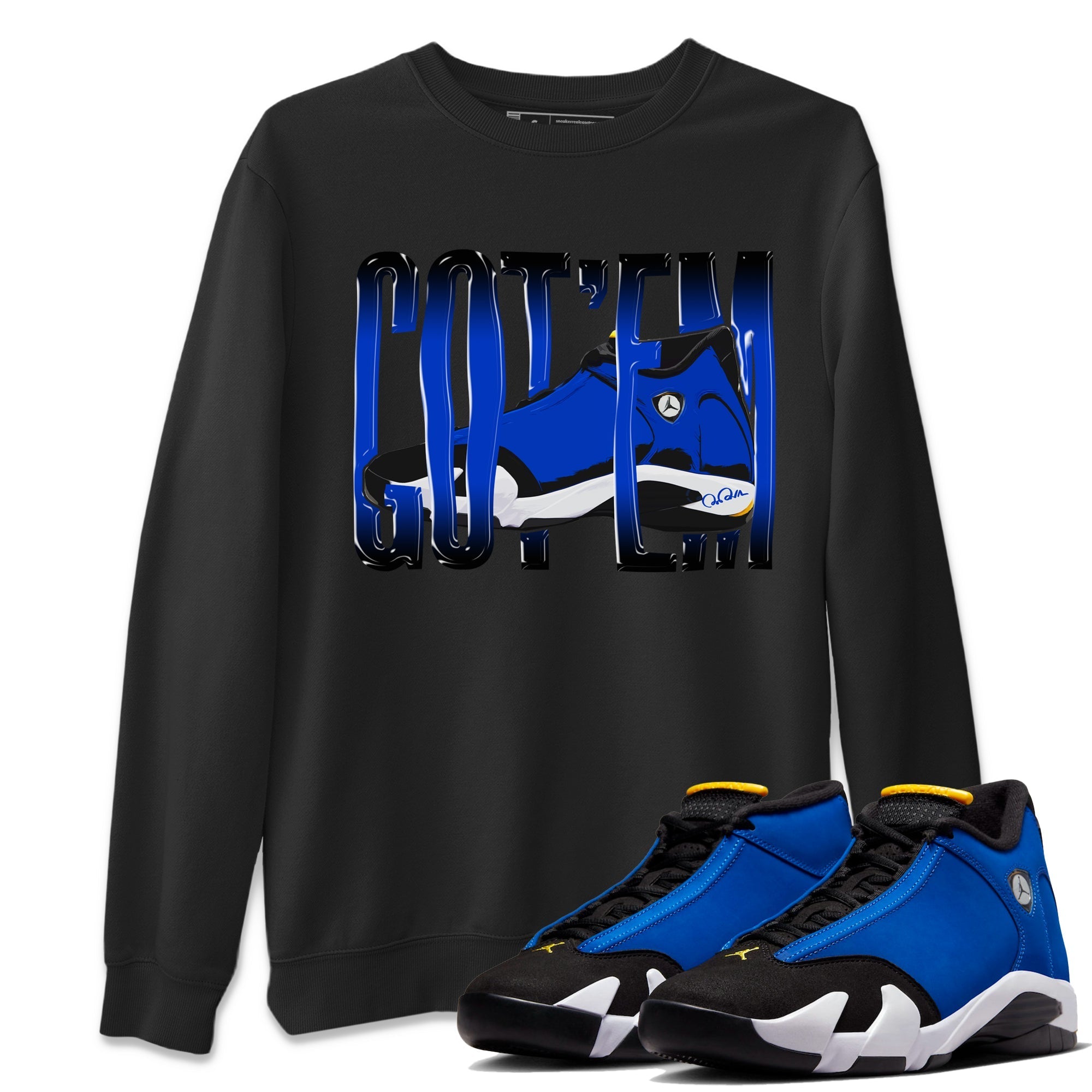 Wiggling Gotem Unisex Tops - Air Jordan 14 Laney