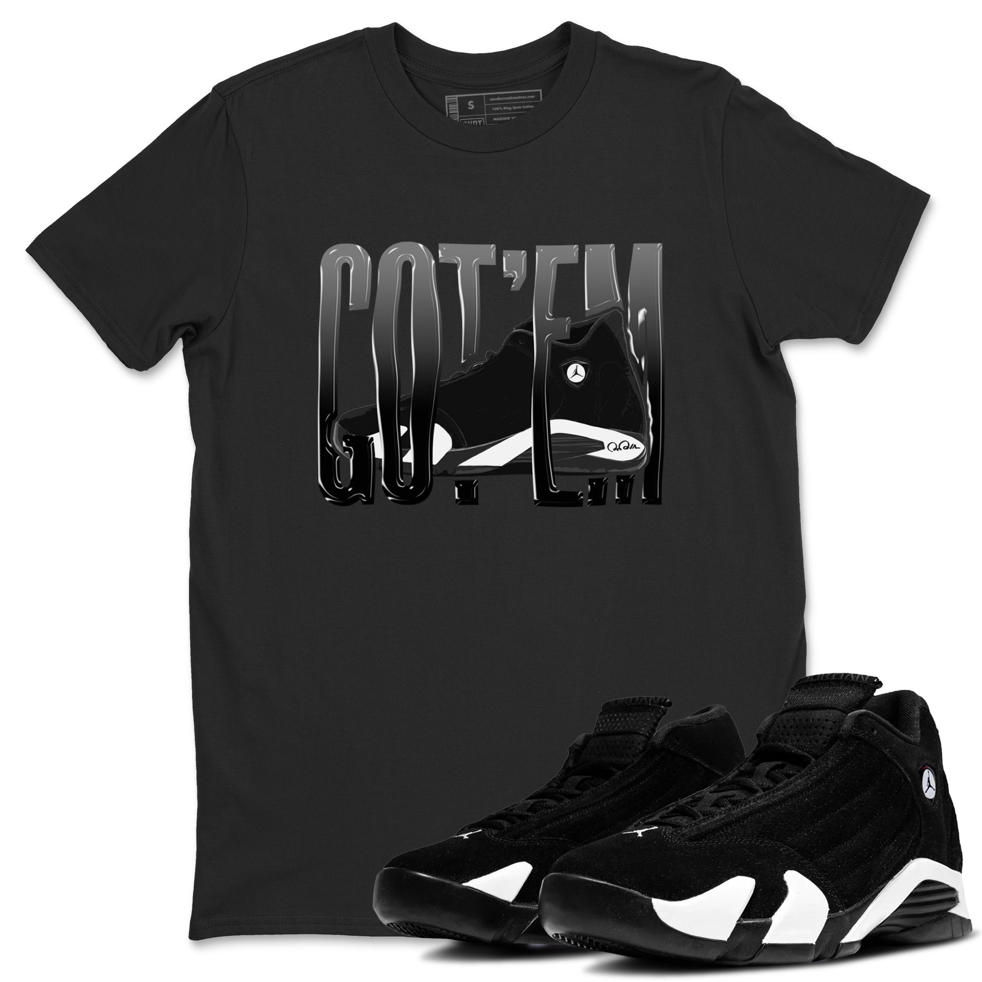 Wiggling Gotem snkmatch Tee - Air Jordan 14 Panda