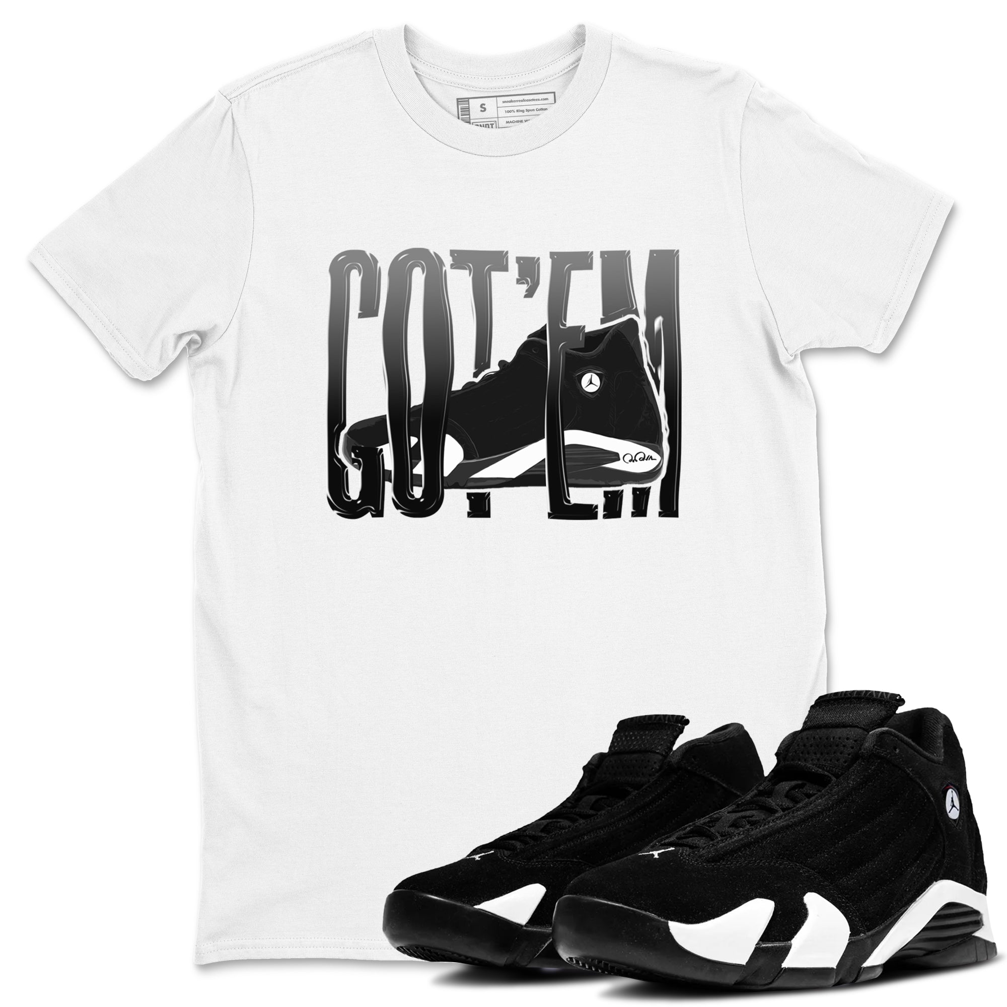 Wiggling Gotem snkmatch Tee - Air Jordan 14 Panda