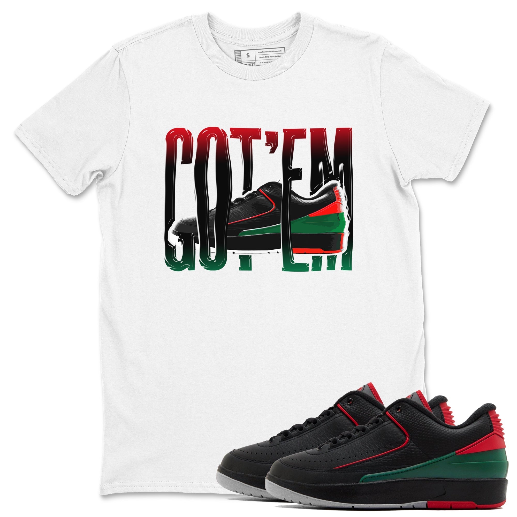 Wiggling Gotem snkmatch Tee - Air Jordan 2 Christmas