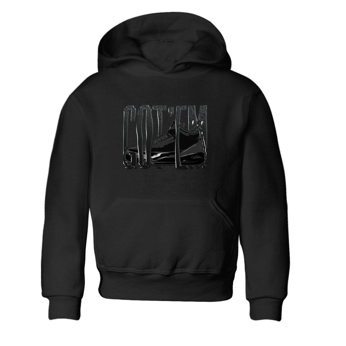 Wiggling Gotem snkmatch Tees Kids - Air Jordan 3 Black Cat
