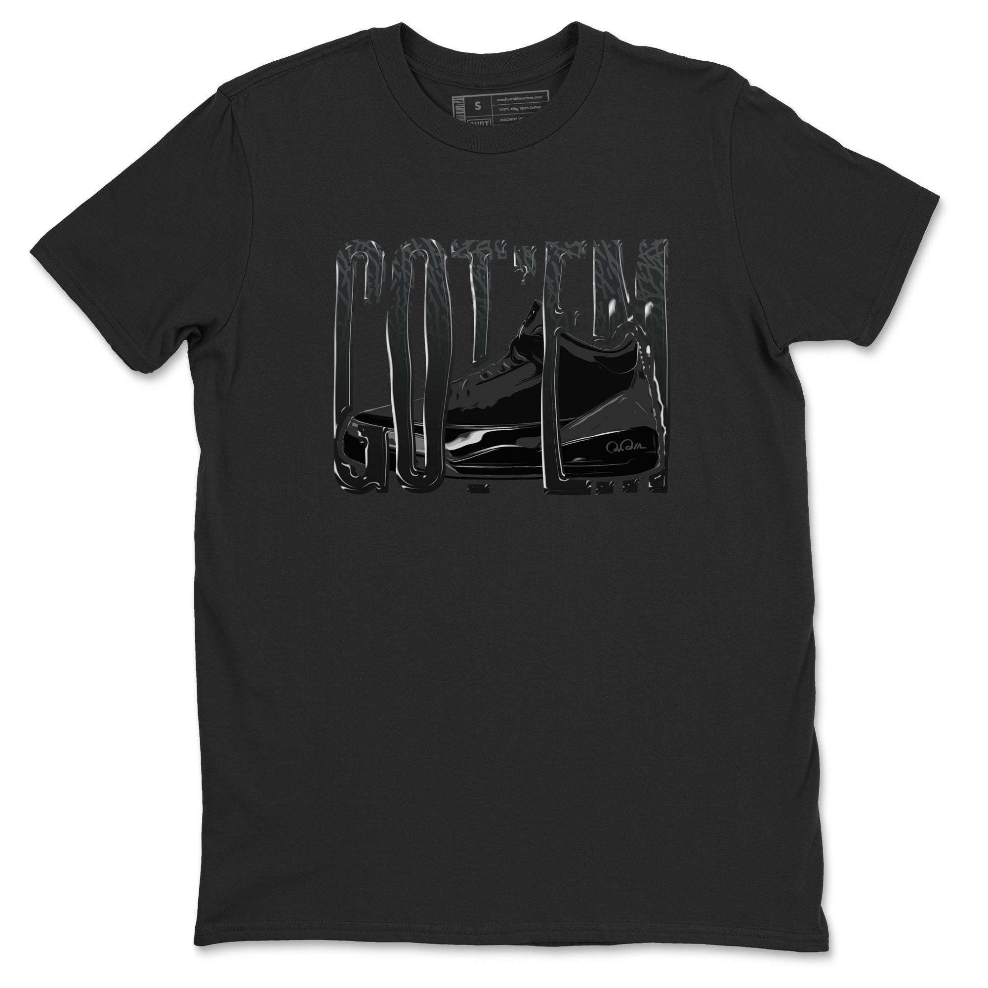 Wiggling Gotem snkmatch Tees - Air Jordan 3 Black Cat