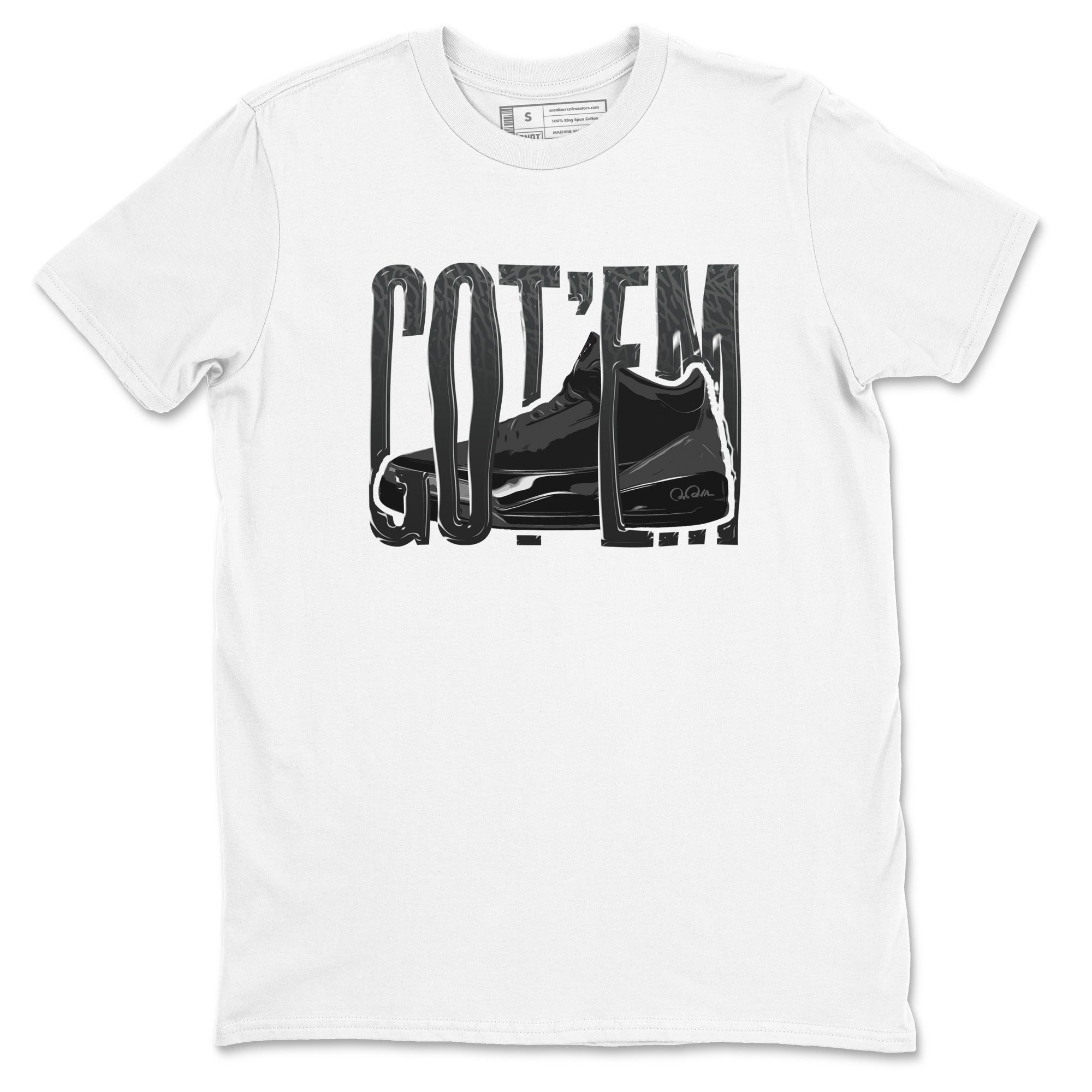 Wiggling Gotem snkmatch Tees - Air Jordan 3 Black Cat