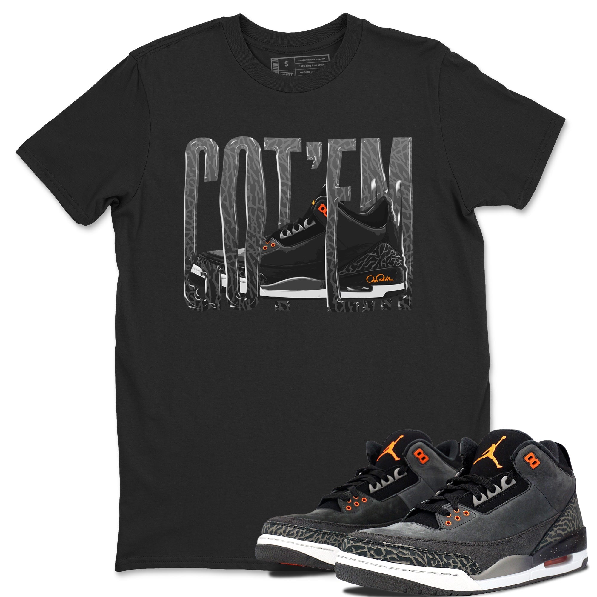 Wiggling Gotem snkmatch Tee - Air Jordan 3 Fear