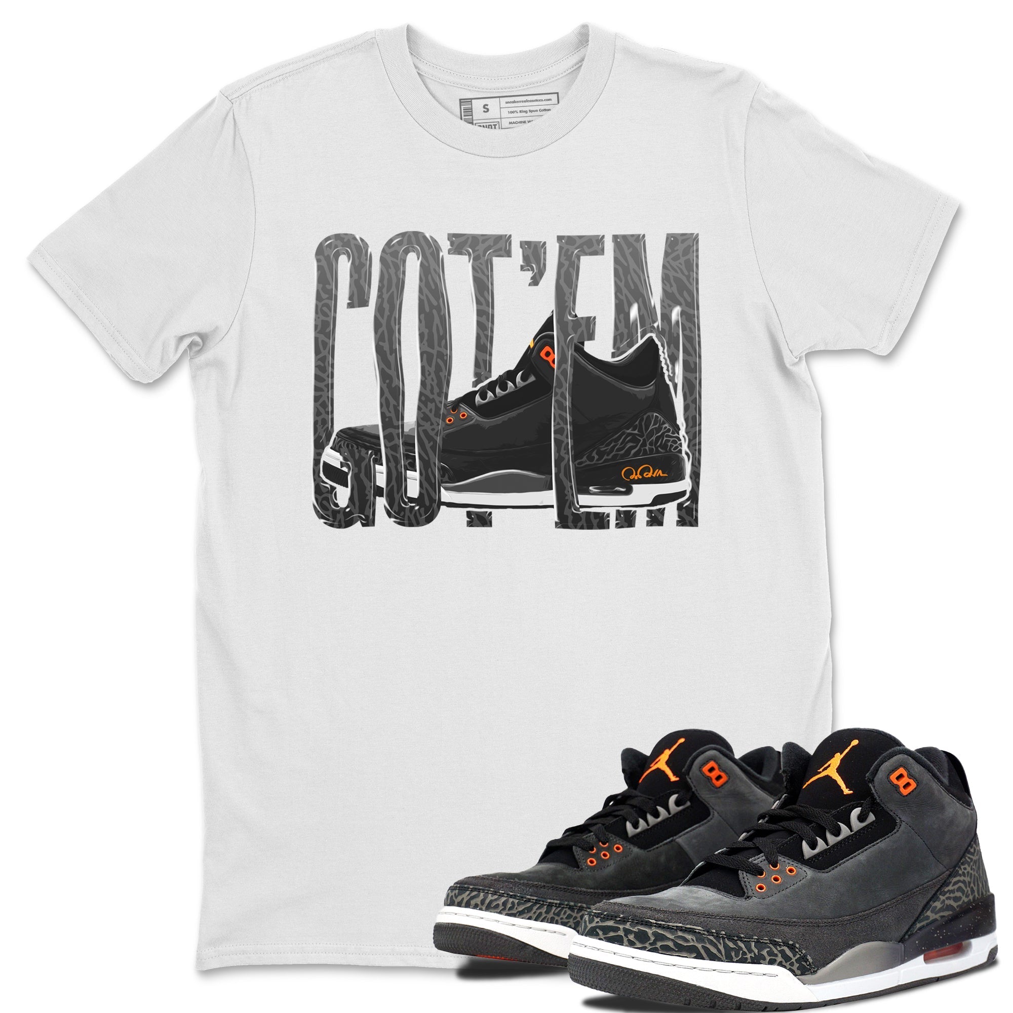Wiggling Gotem snkmatch Tee - Air Jordan 3 Fear