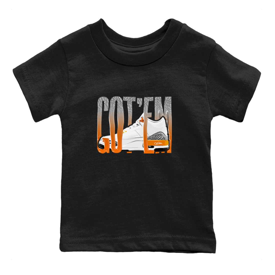 Wiggling Gotem snkmatch Tees Kids - Air Jordan 3 Georgia Peach