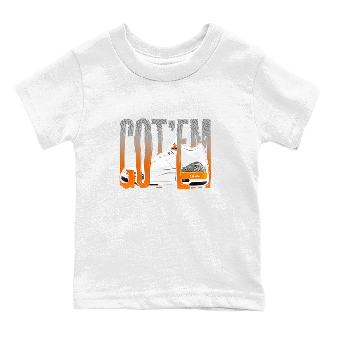 Wiggling Gotem snkmatch Tees Kids - Air Jordan 3 Georgia Peach