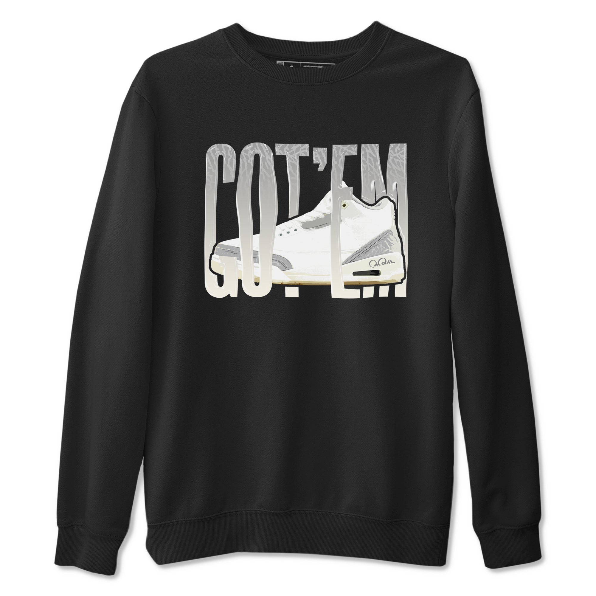 Wiggling Gotem snkmatch Tees - Air Jordan 3 Ivory