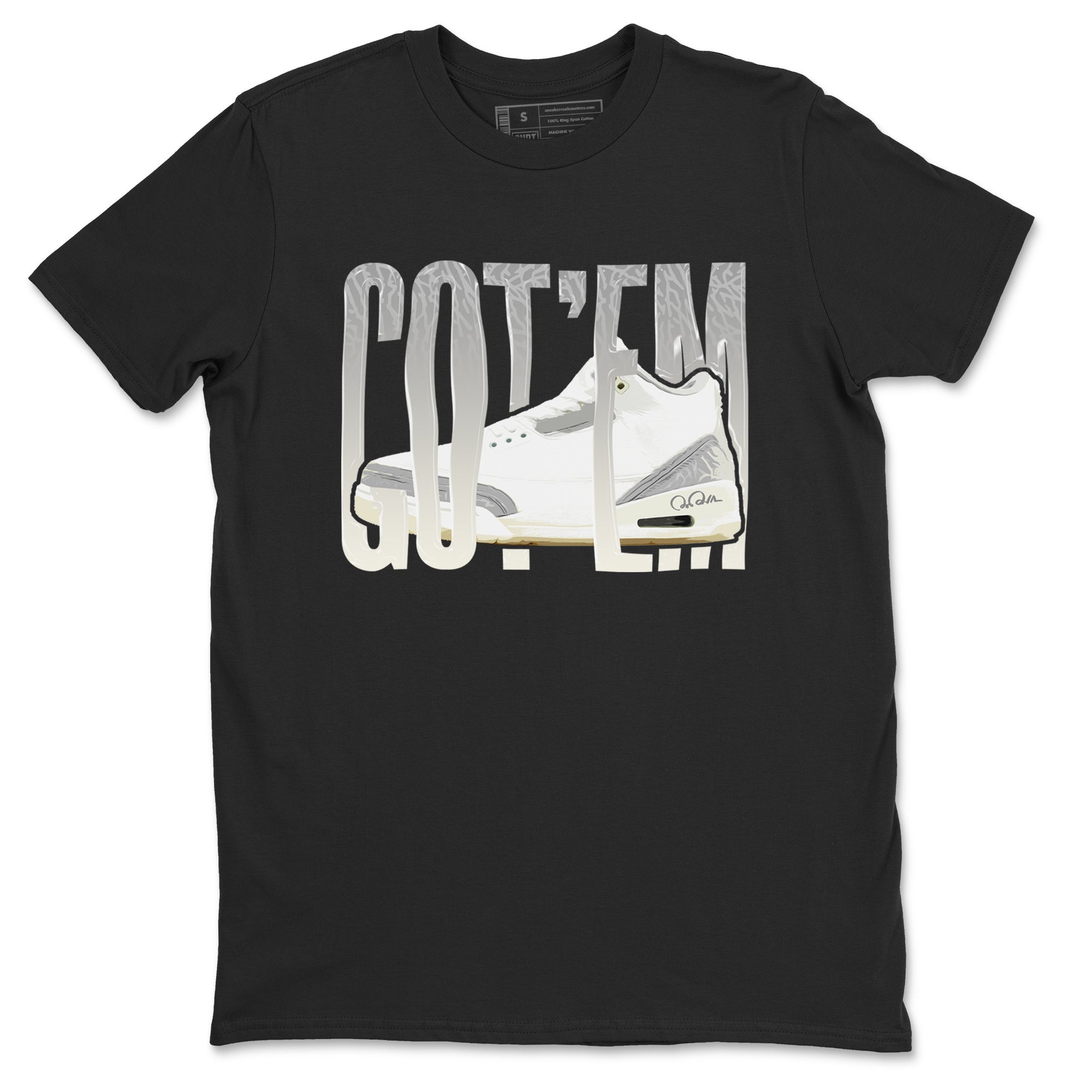 Wiggling Gotem snkmatch Tees - Air Jordan 3 Ivory