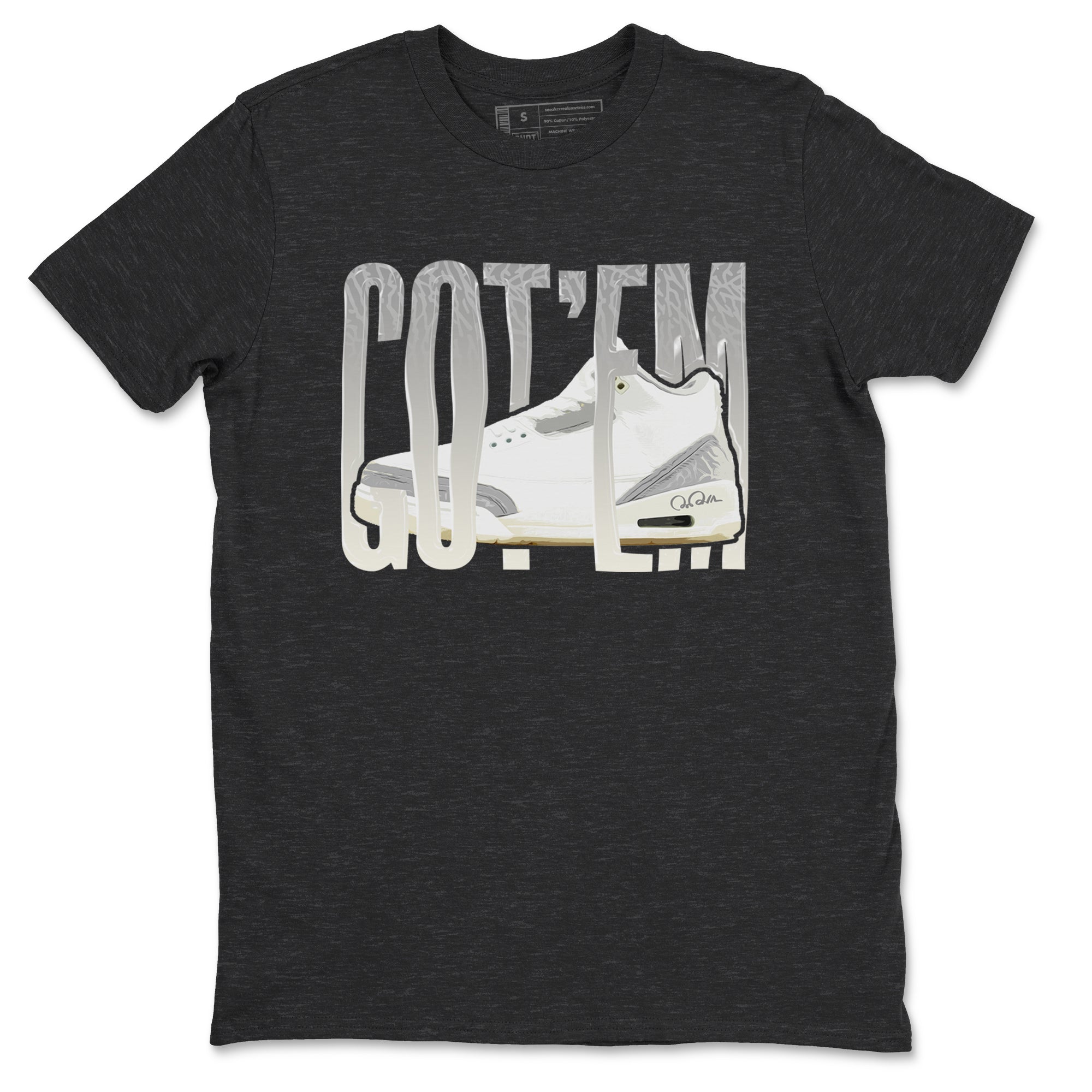 Wiggling Gotem snkmatch Tees - Air Jordan 3 Ivory
