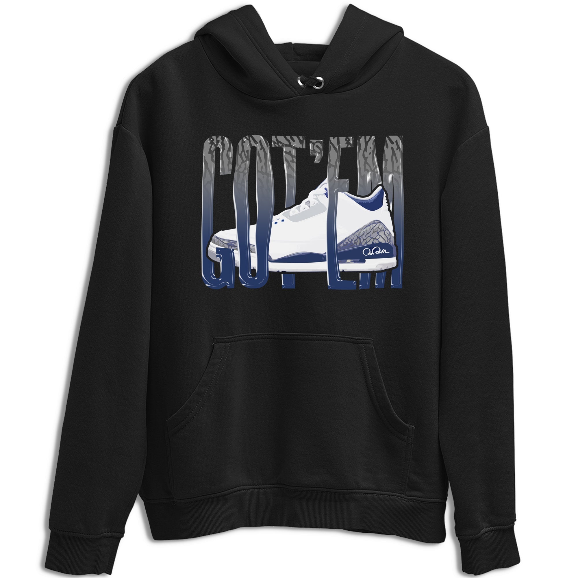 Wiggling Gotem snkmatch Tees - Air Jordan 3 Midnight Navy 2023