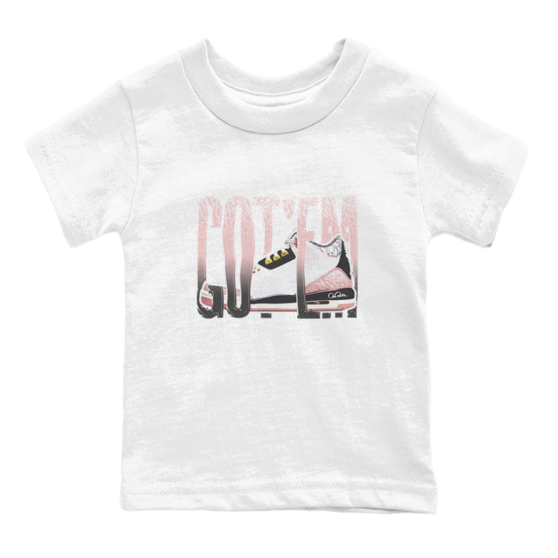 Wiggling Gotem snkmatch Tees Kids - Air Jordan 3 Vintage Floral