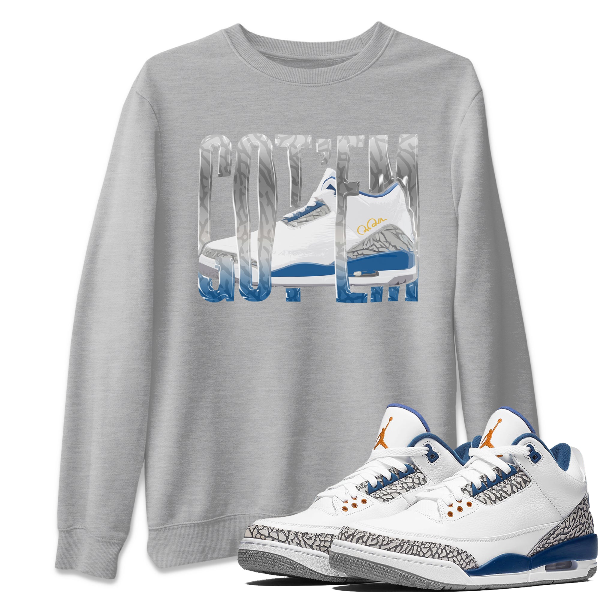 Wiggling Gotem Unisex Tops - Air Jordan 3 Wizards