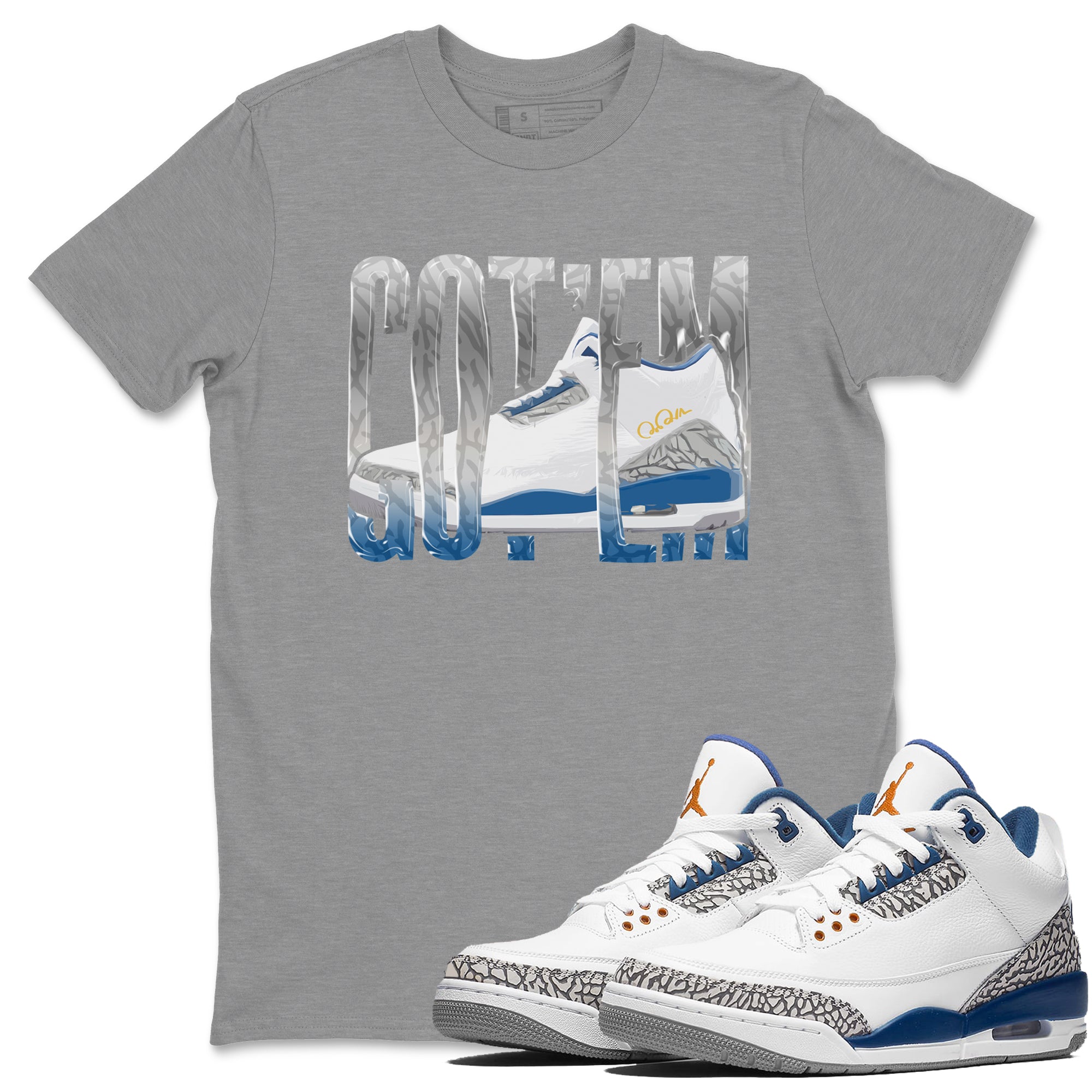 Wiggling Gotem Unisex Tops - Air Jordan 3 Wizards