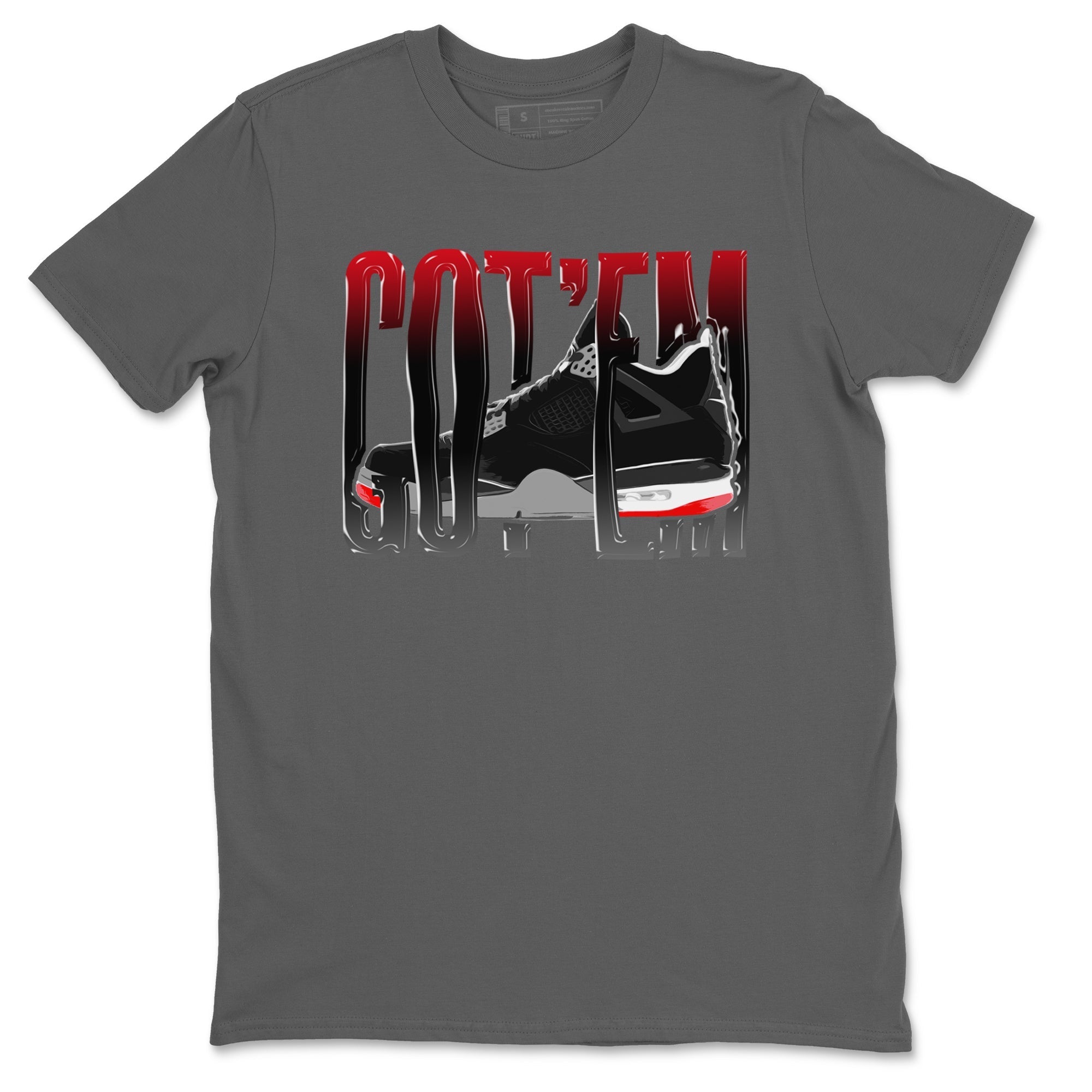 Wiggling Gotem snkmatch Tee - Air Jordan 4 Bred Reimagined