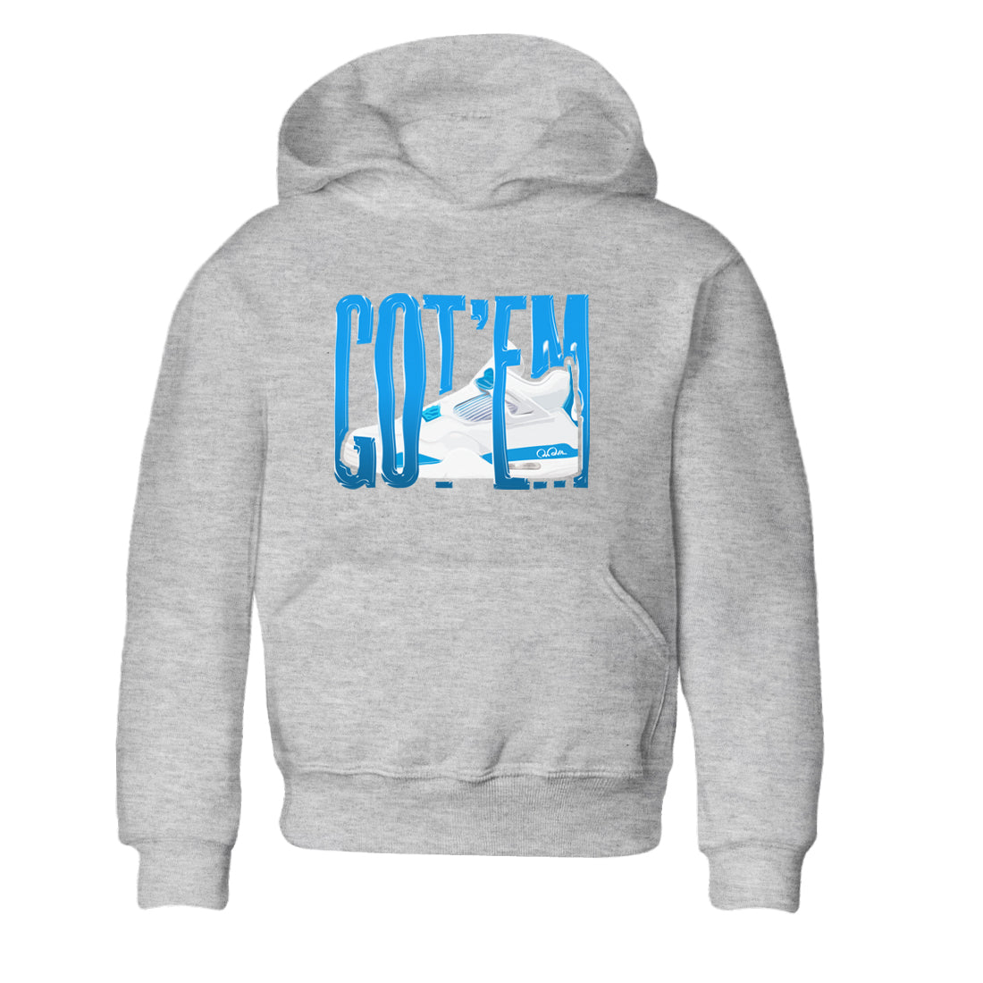 Wiggling Gotem snkmatch Tees Kids - Air Jordan 4 Military Blue