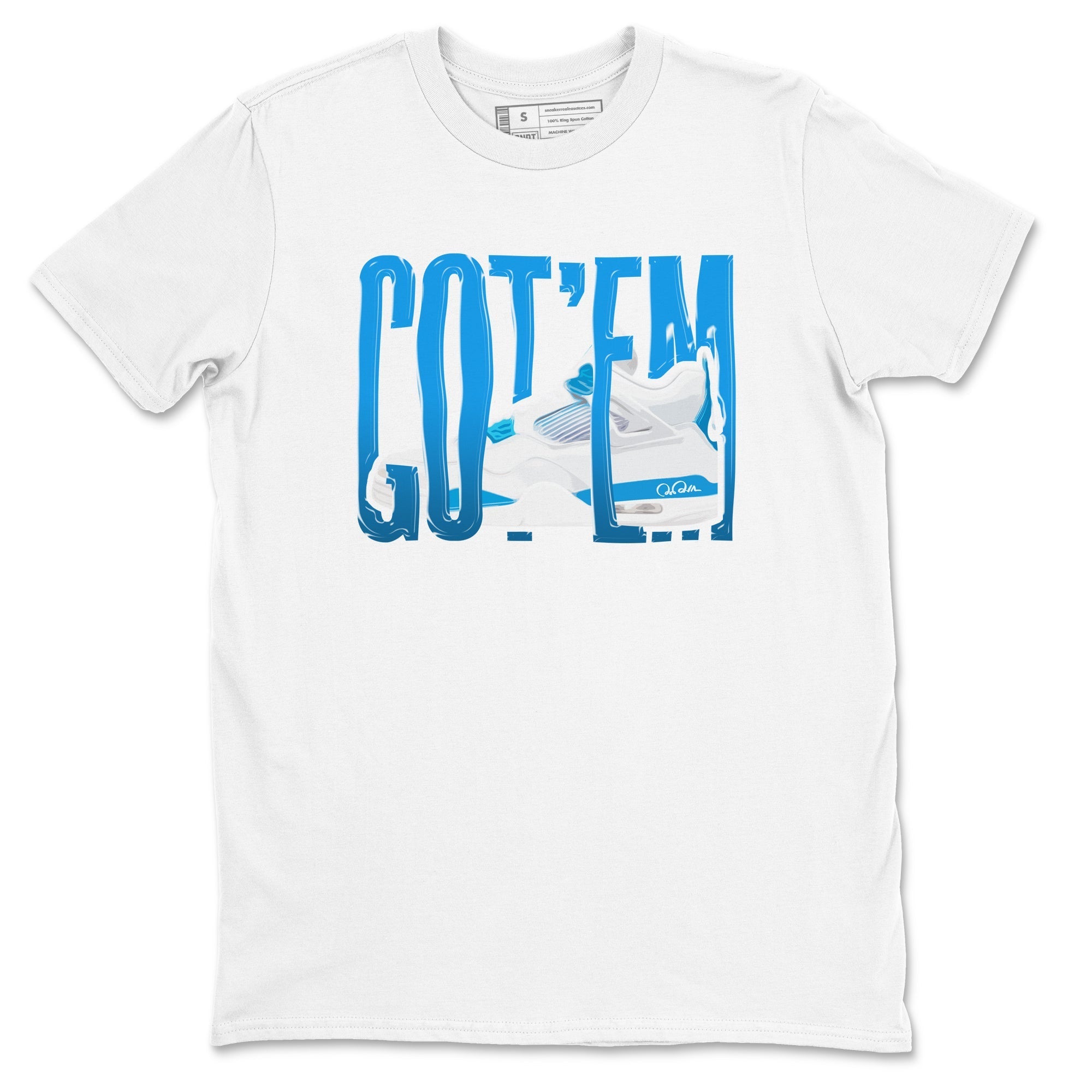 Wiggling Gotem snkmatch Tees - Air Jordan 4 Military Blue