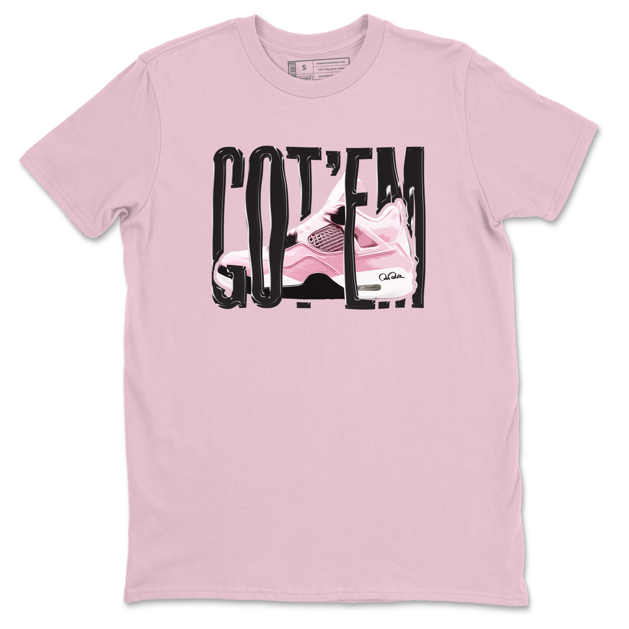Wiggling Gotem snkmatch Tees - Air Jordan 4 Orchid