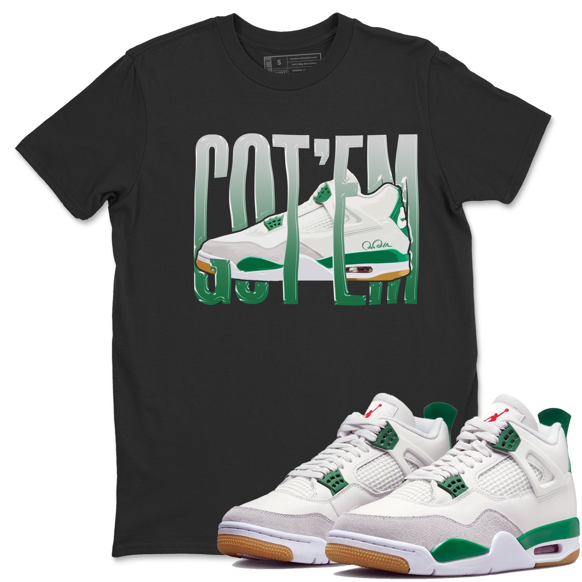 Wiggling Gotem Unisex Tops - Air Jordan 4 Pine Green SB