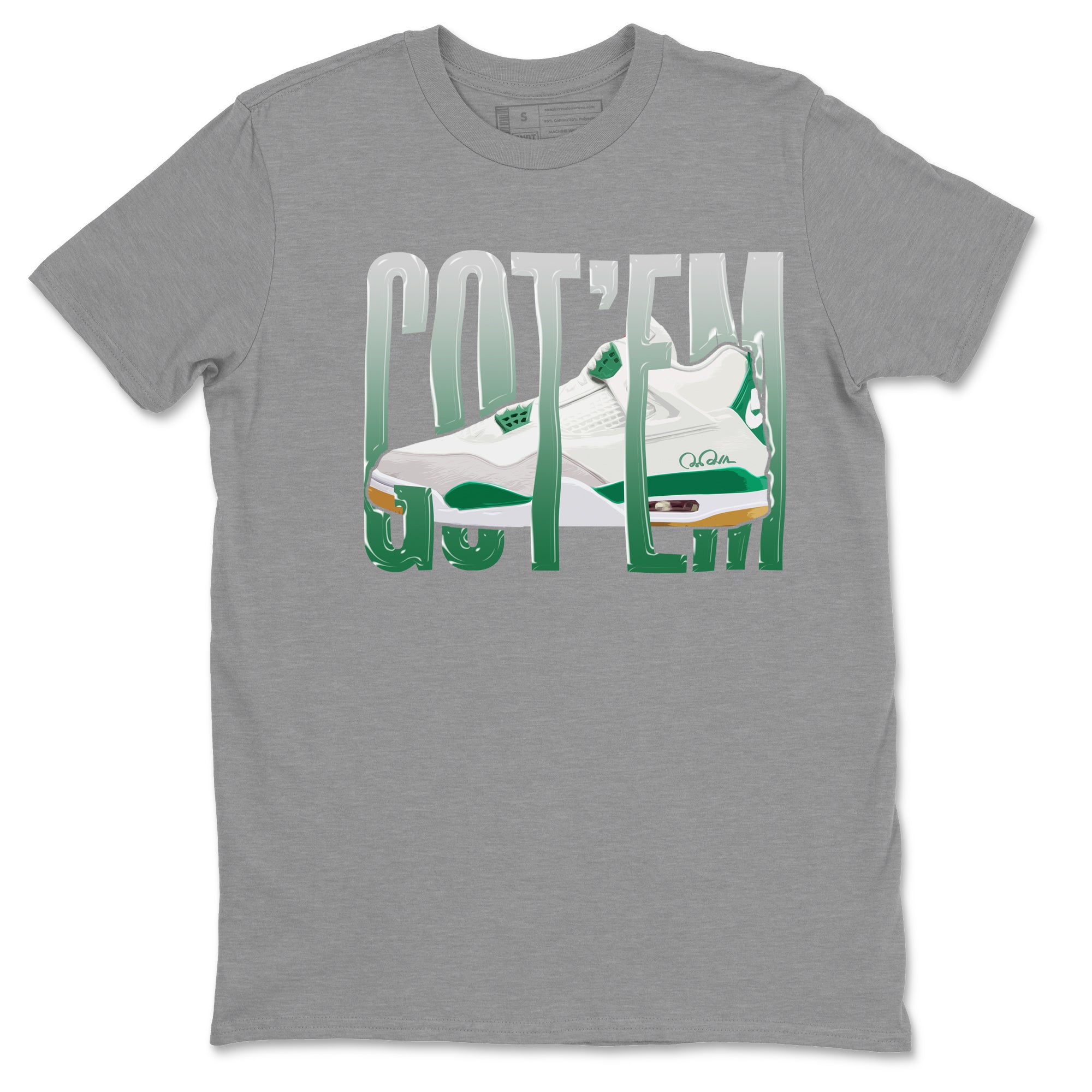 Wiggling Gotem Unisex Tops - Air Jordan 4 Pine Green