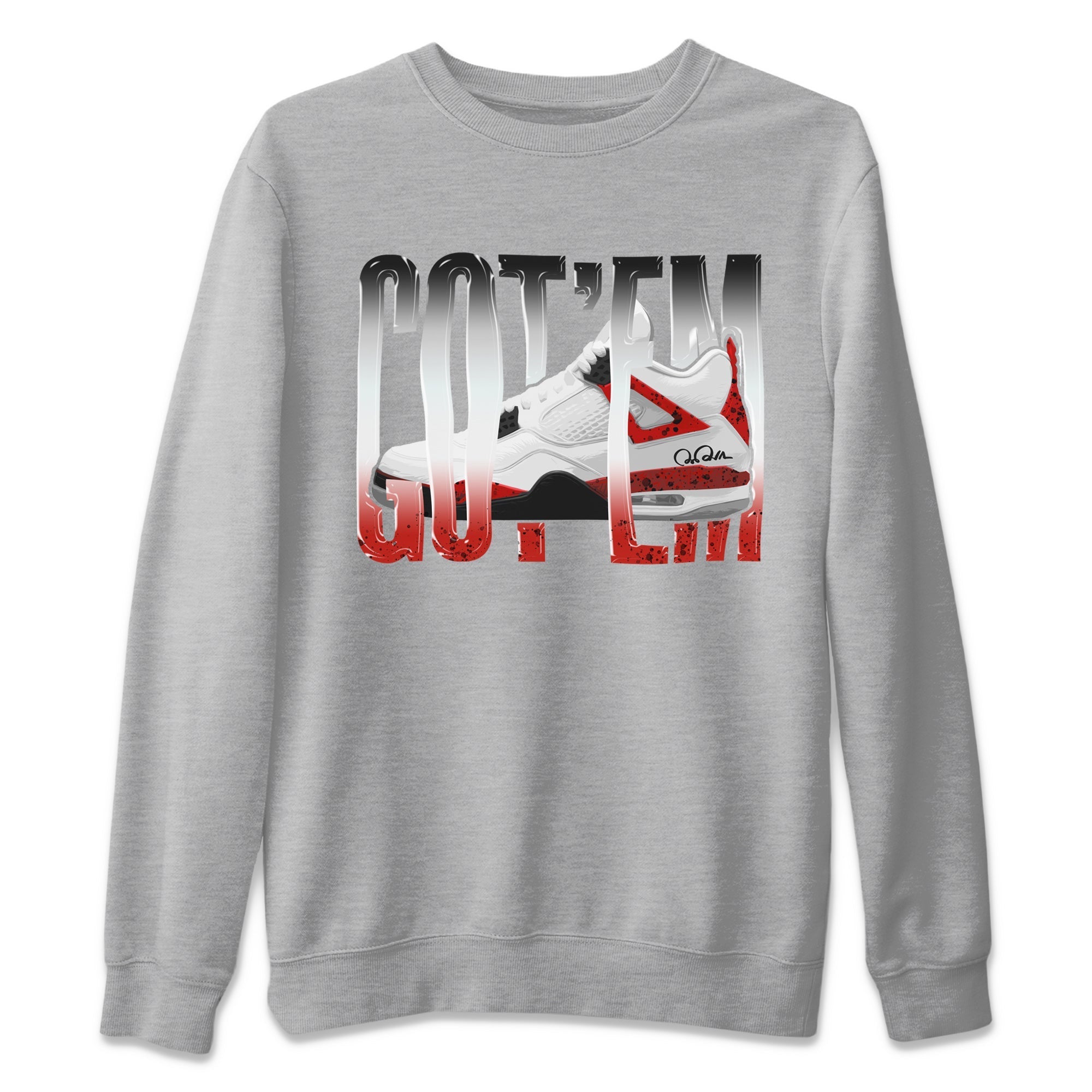 Wiggling Gotem Unisex Tops - Air Jordan 4 Red Cement
