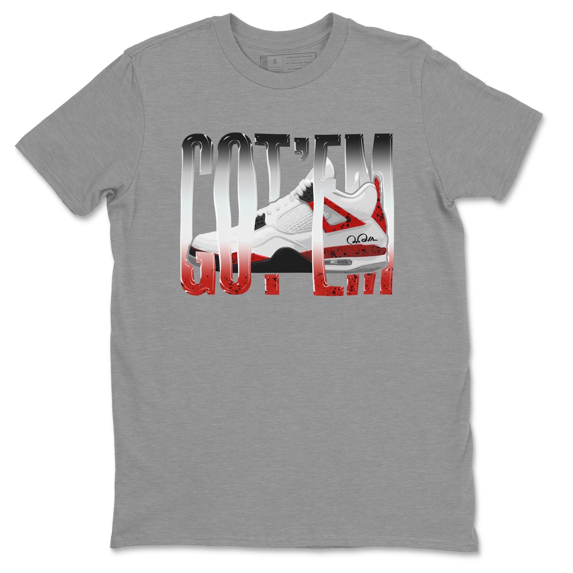 Wiggling Gotem Unisex Tops - Air Jordan 4 Red Cement