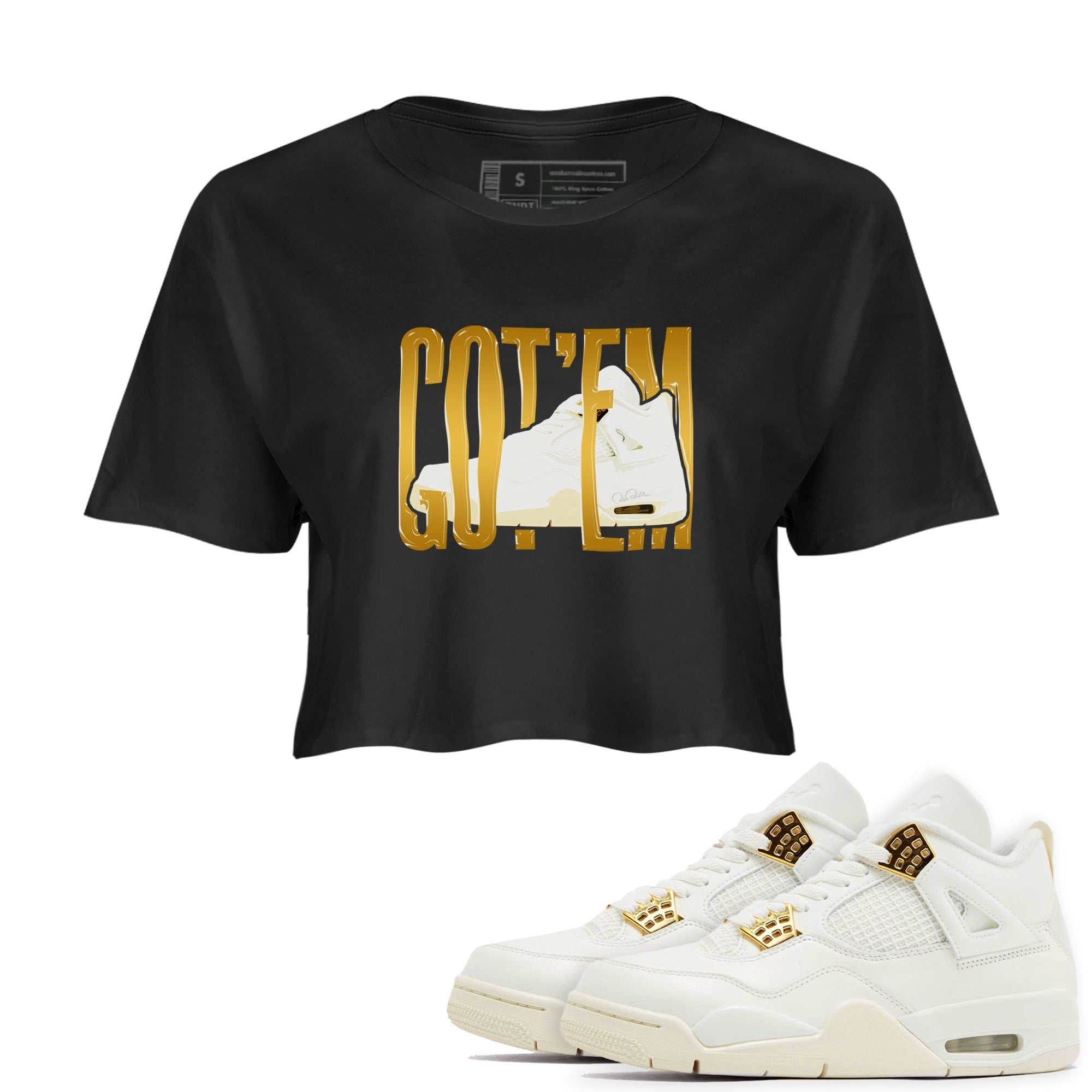 Wiggling Gotem snkmatch Women's Top - Air Jordan 4 Sail 2024