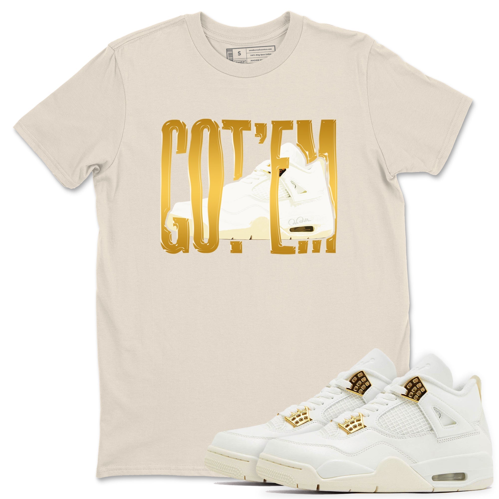 Wiggling Gotem snkmatch Tees - Air Jordan 4 Sail 2024