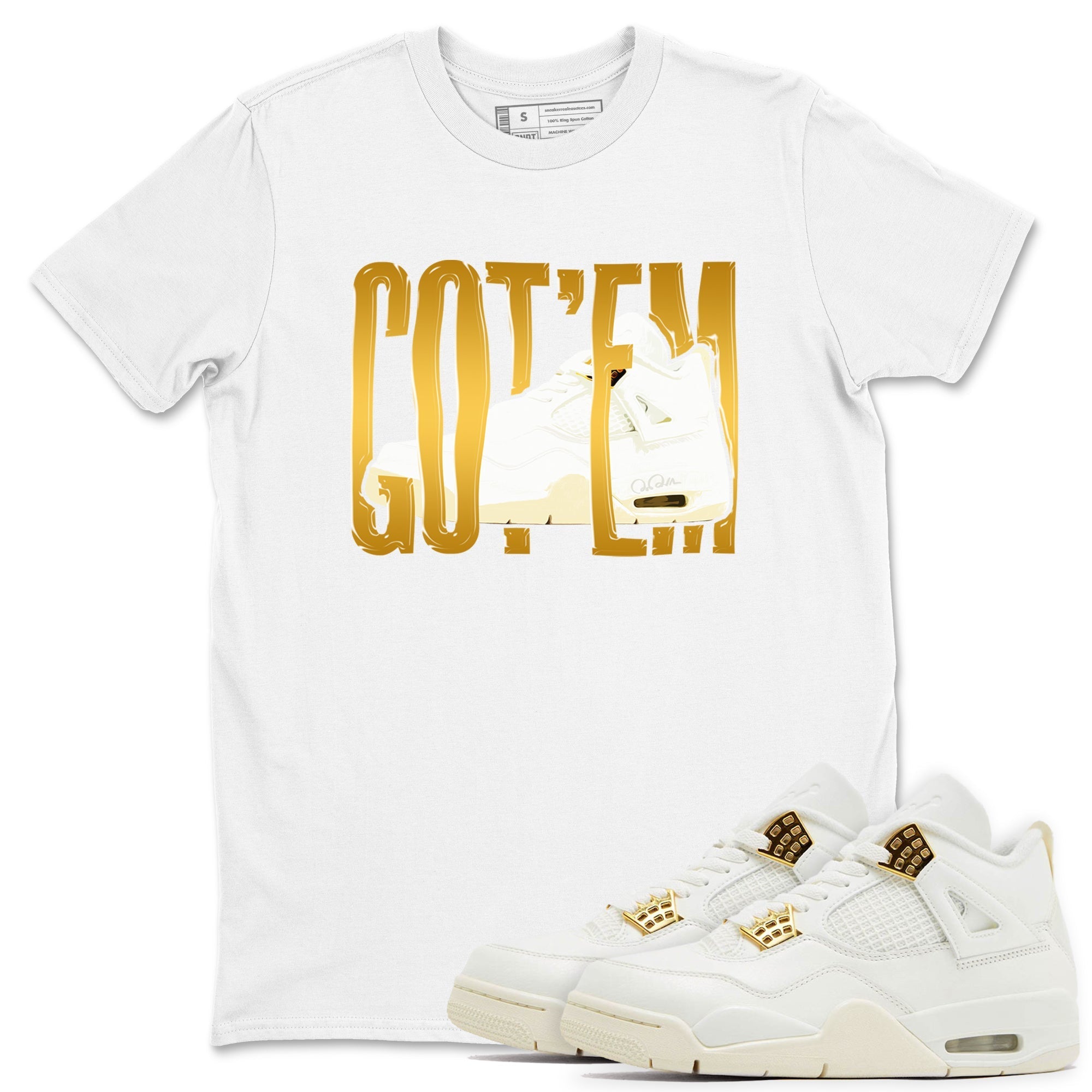 Wiggling Gotem snkmatch Tees - Air Jordan 4 Sail 2024