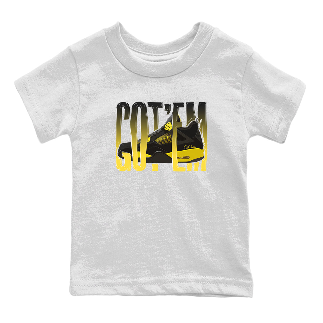 Wiggling gotem Kids Tops - Air Jordan 4 Thunder