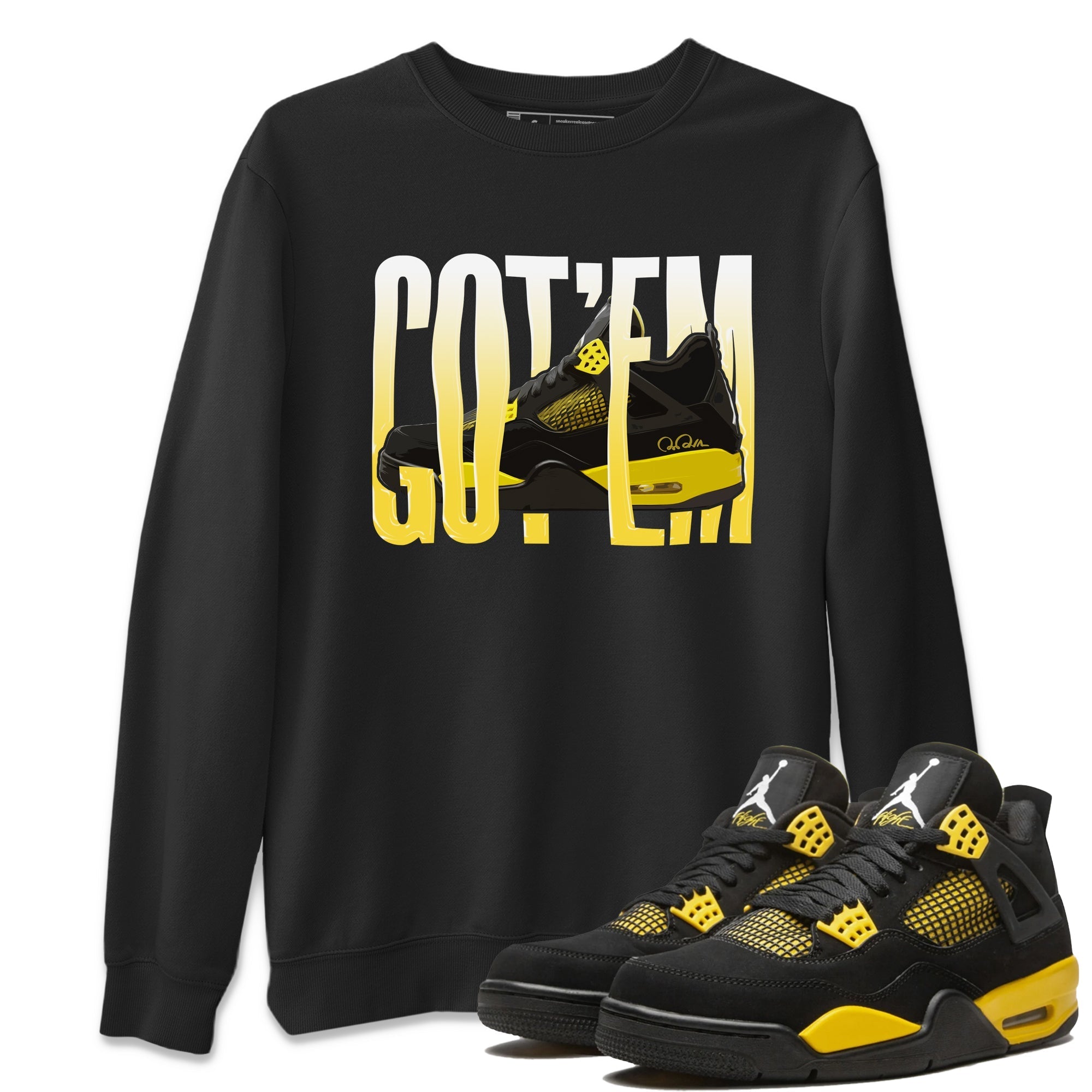 Wiggling gotem Unisex Tops - Air Jordan 4 Thunder