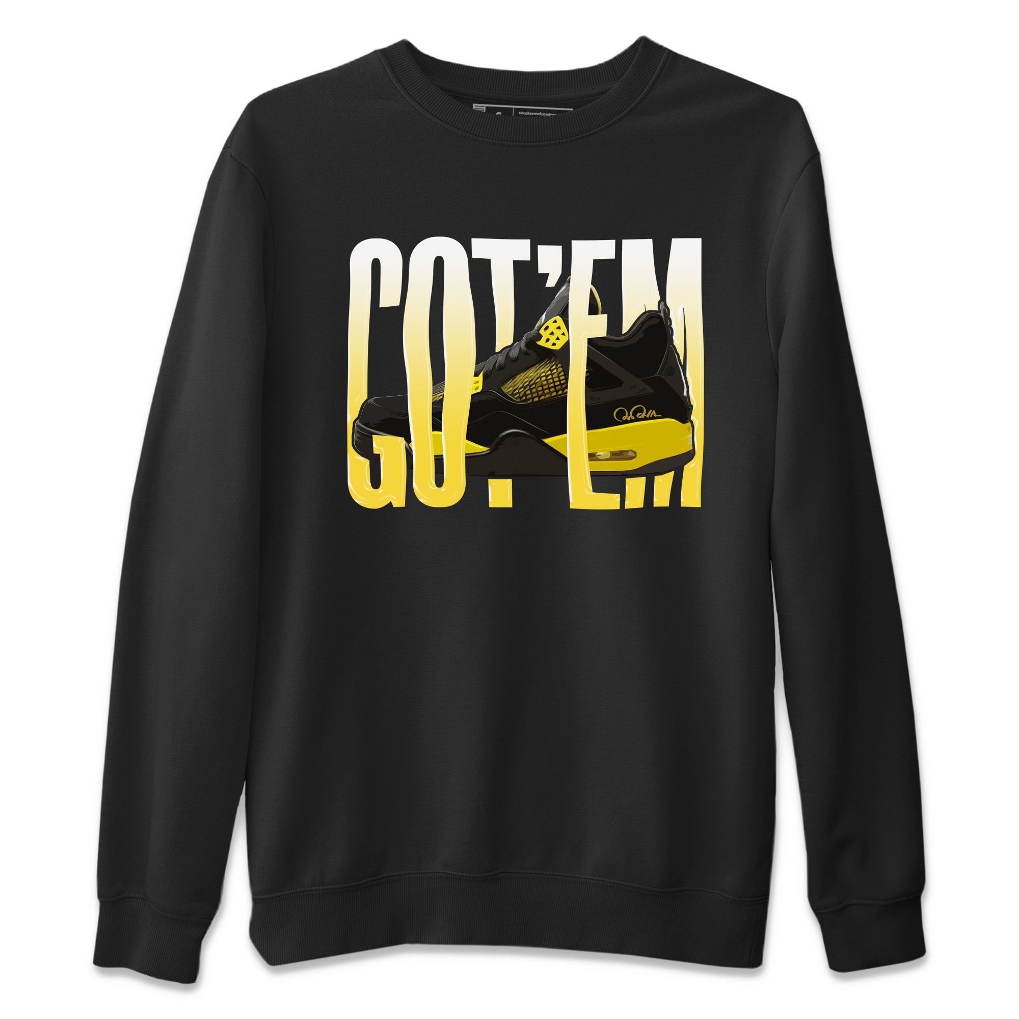 Wiggling gotem Unisex Tops - Air Jordan 4 Thunder