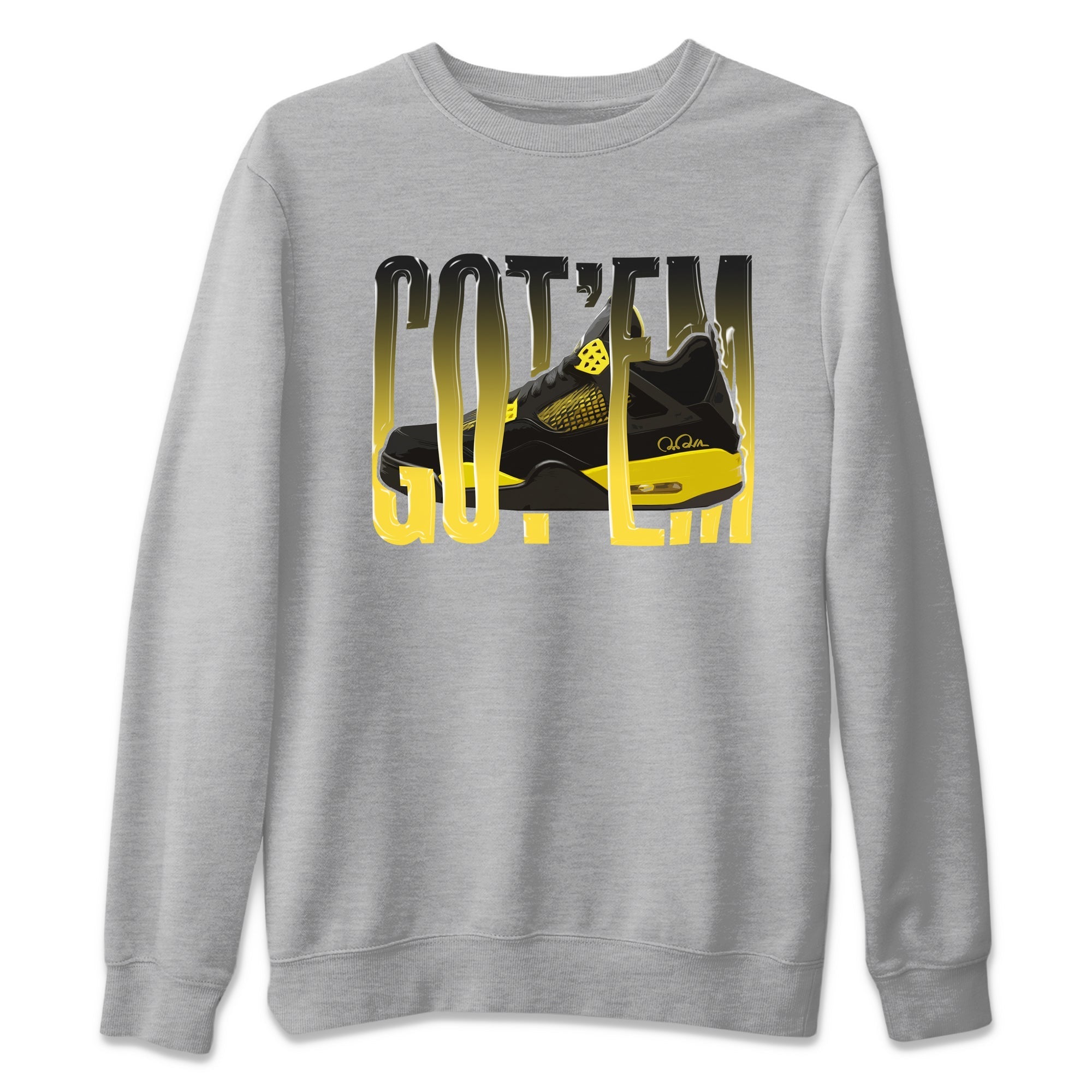 Wiggling gotem Unisex Tops - Air Jordan 4 Thunder