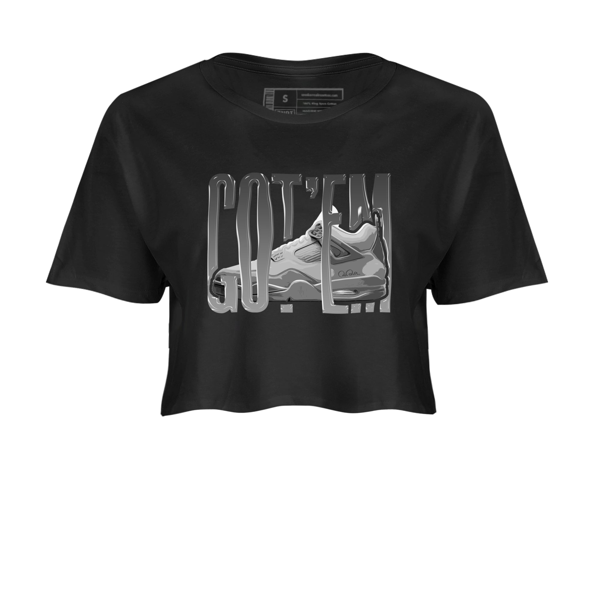 Wiggling Gotem snkmatch Women's Top - Air Jordan 4 Wet Cement