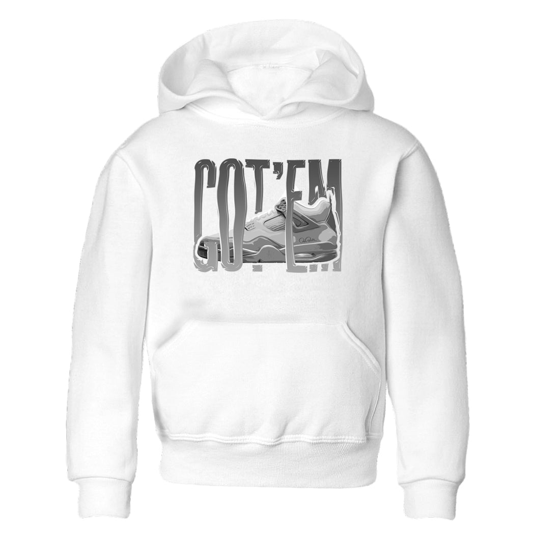 Wiggling Gotem snkmatch Tees Kids - Air Jordan 4 Wet Cement