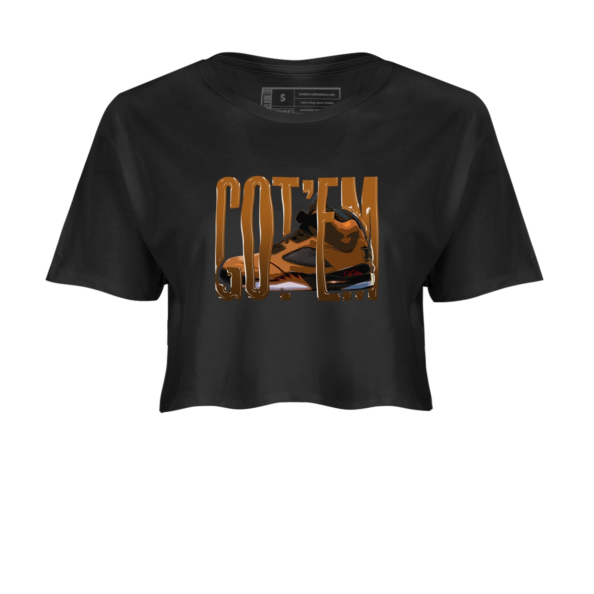 Wiggling Gotem snkmatch Women's Top - Air Jordan 5 Archaeo Brown