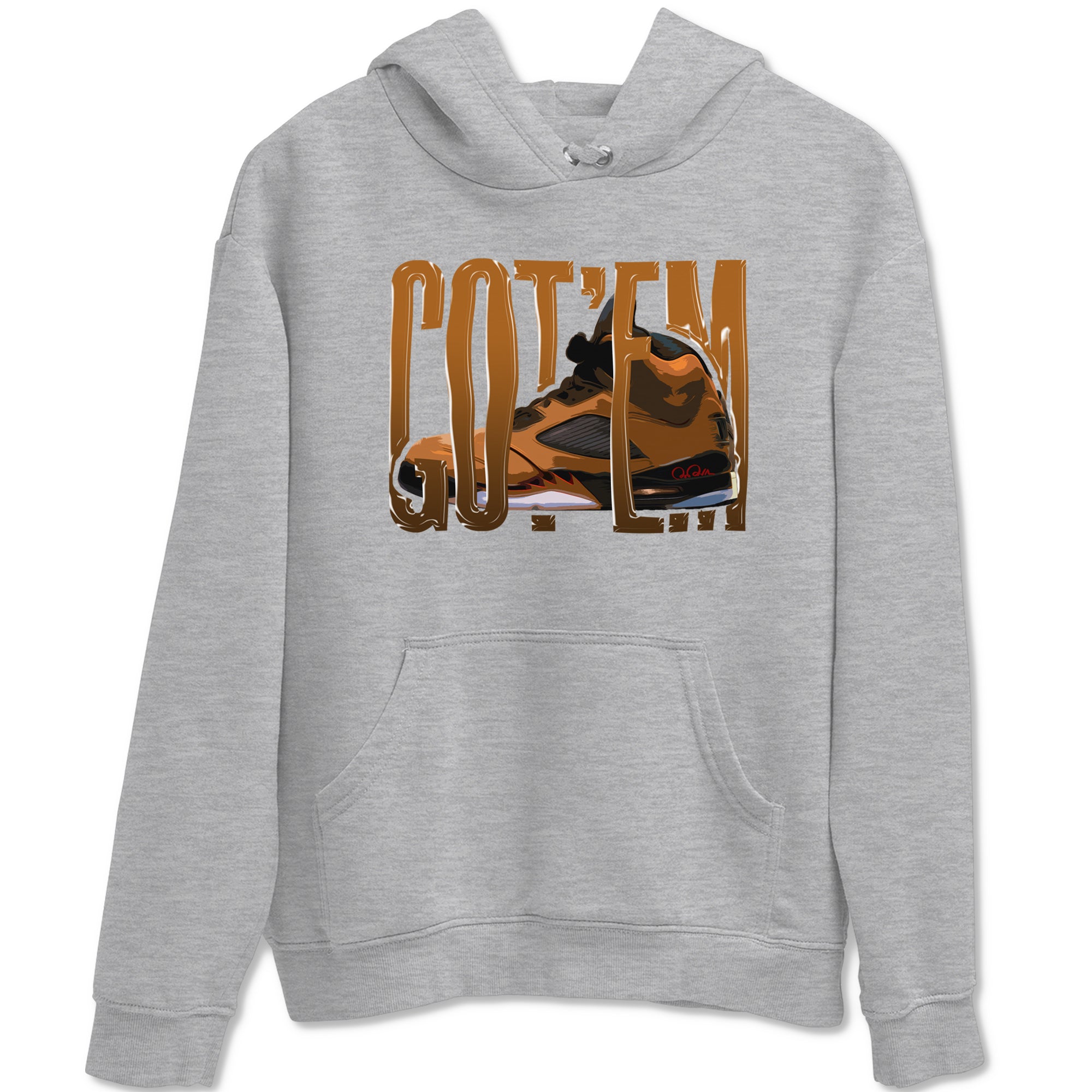 Wiggling Gotem snkmatch Tees - Air Jordan 5 Archaeo Brown