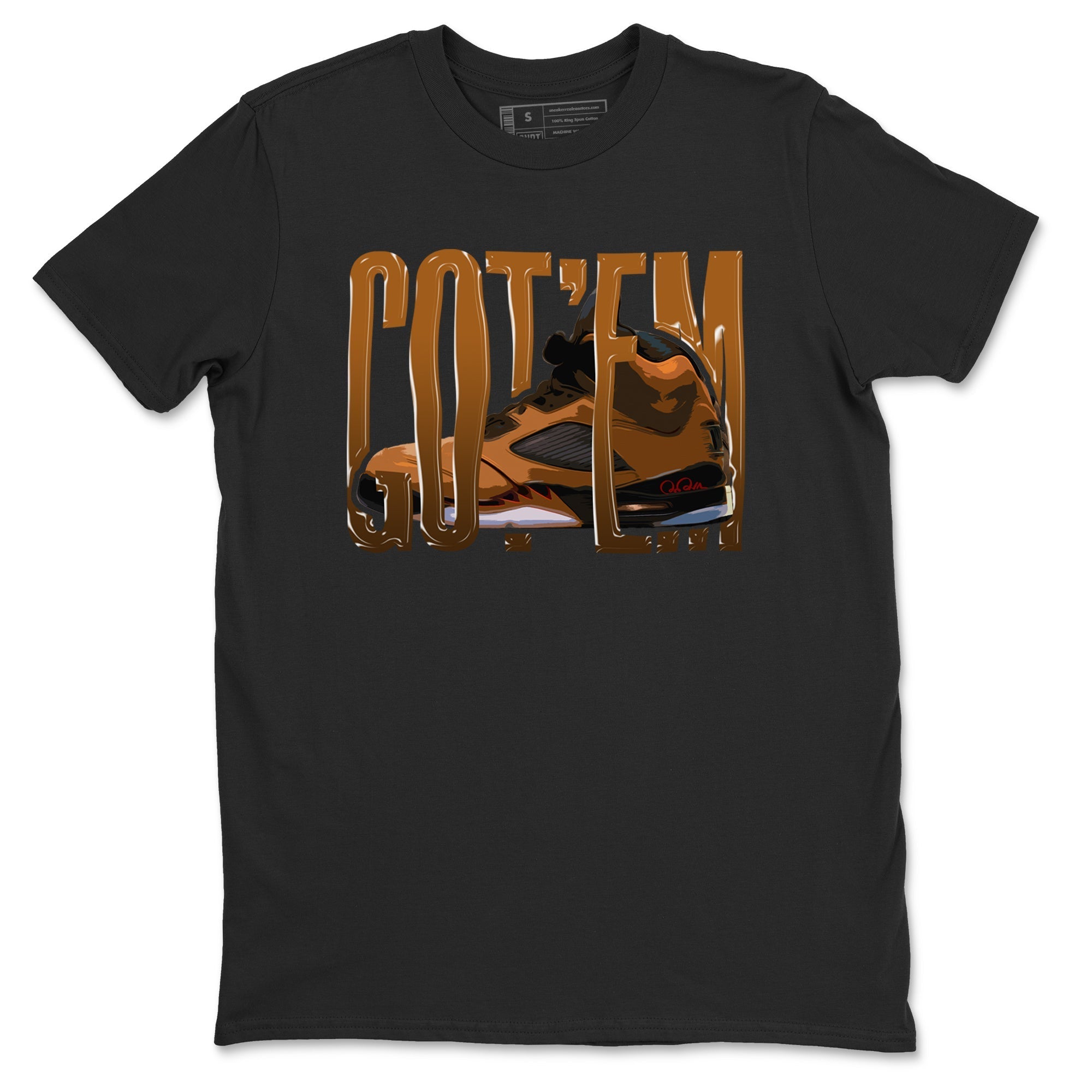 Wiggling Gotem snkmatch Tees - Air Jordan 5 Archaeo Brown